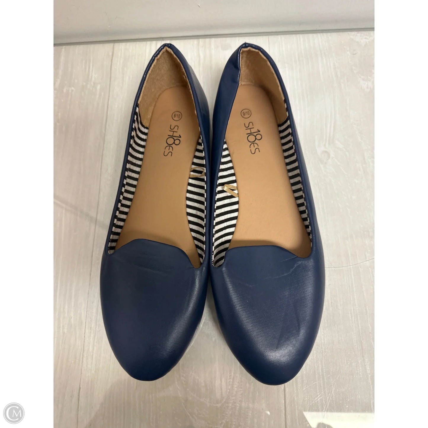 Shoes Flats By Clothes Mentor In Blue, Size: 9.5