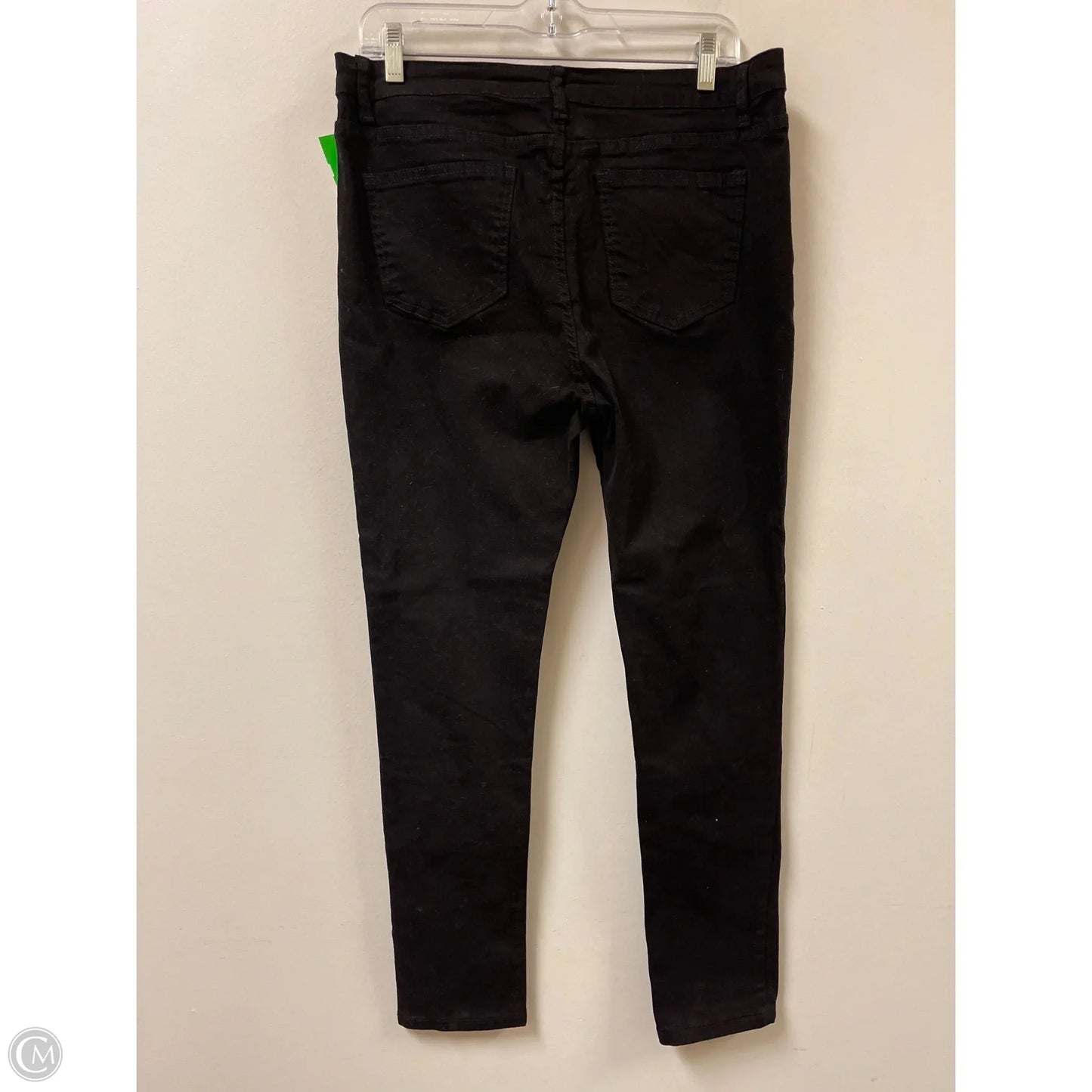 Jeans Skinny By Clothes Mentor In Black Denim, Size: 14