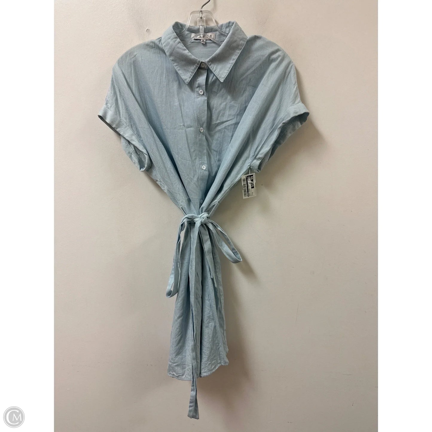 Dress Casual Short By Hyfve In Blue & White, Size: M