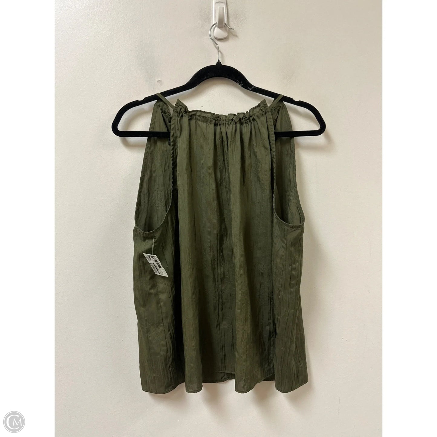 Top Sleeveless By Gap In Green, Size: L