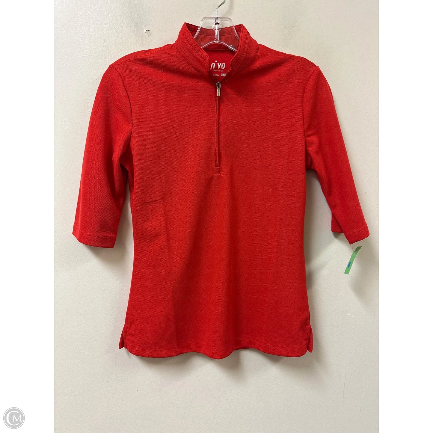 Athletic Top Long Sleeve Collar By Clothes Mentor In Red, Size: Xs