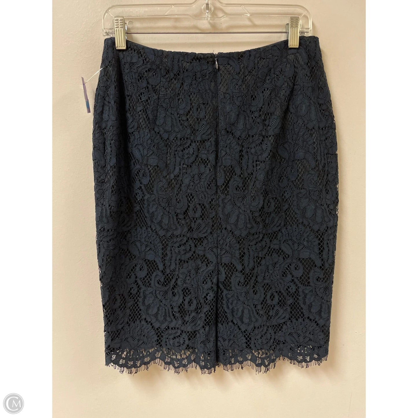 Skirt Midi By Banana Republic In Navy, Size: 2