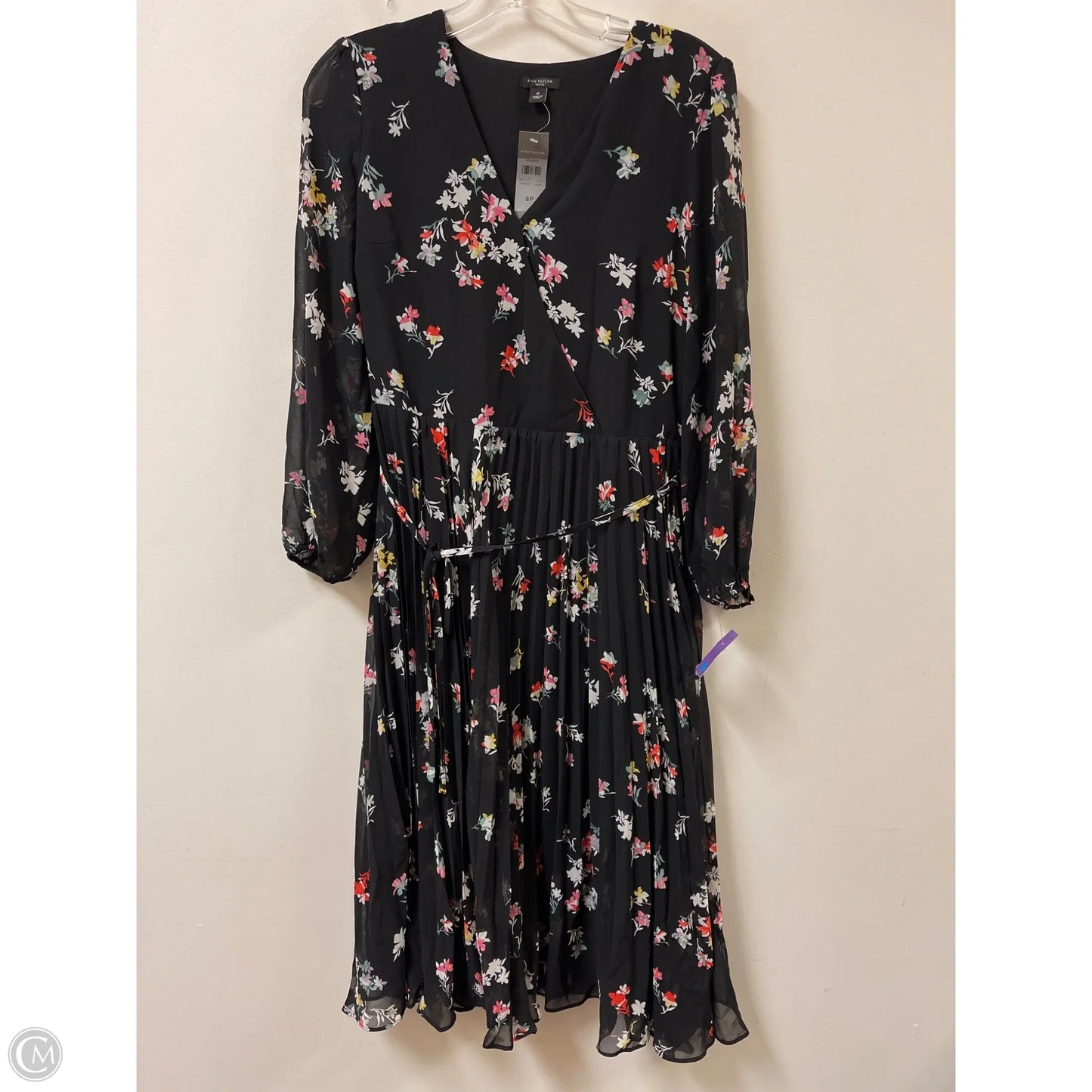 Dress Casual Midi By Ann Taylor In Floral Print, Size: Sp