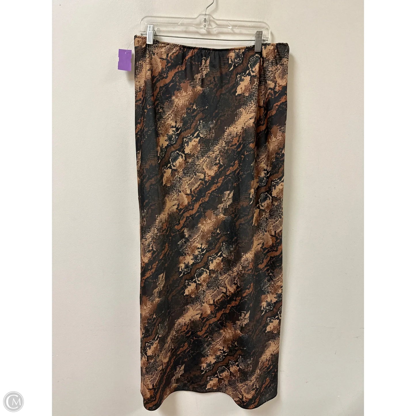 Skirt Maxi By Asos In Snakeskin Print, Size: 12