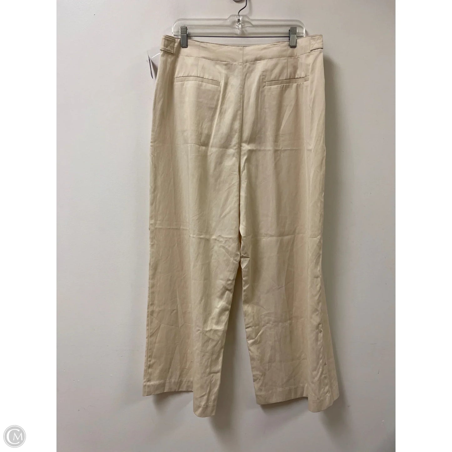 Pants Wide Leg By Wonderly In Cream, Size: 14p
