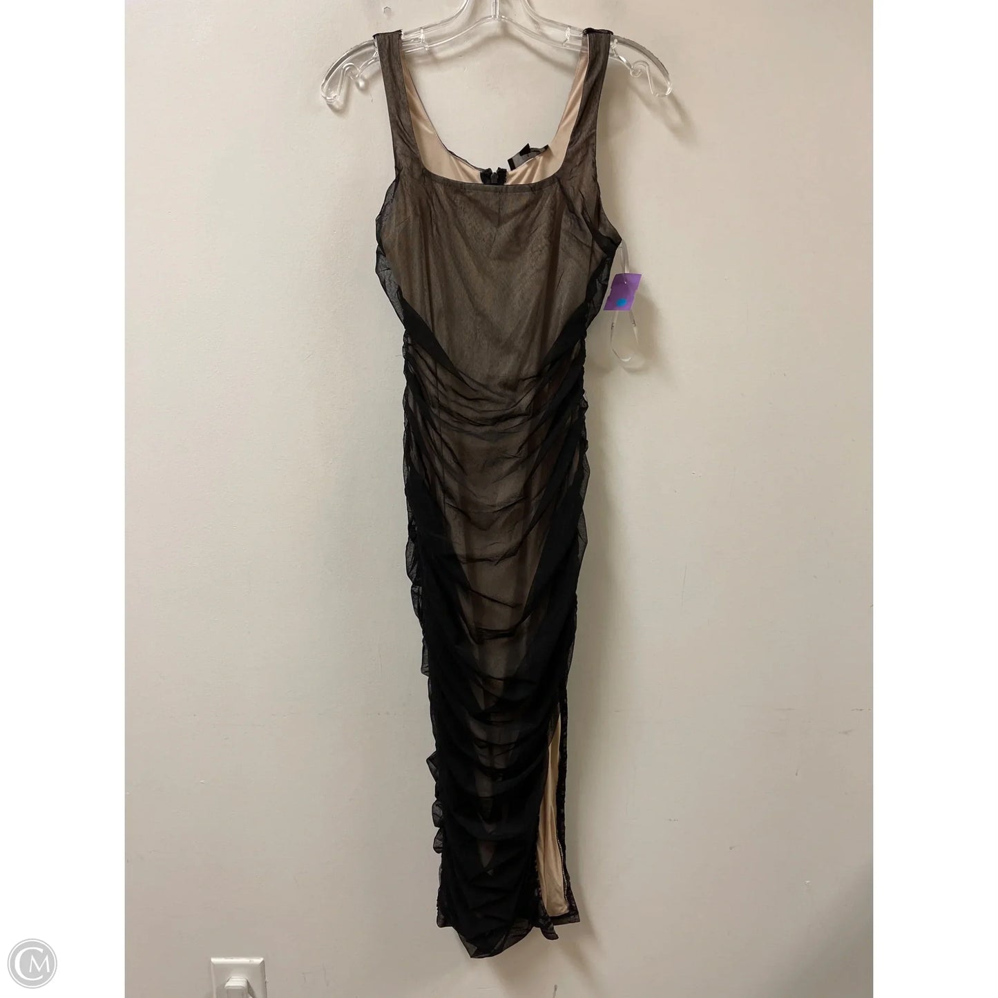 Dress Casual Maxi By Lulus In Black & Cream, Size: M