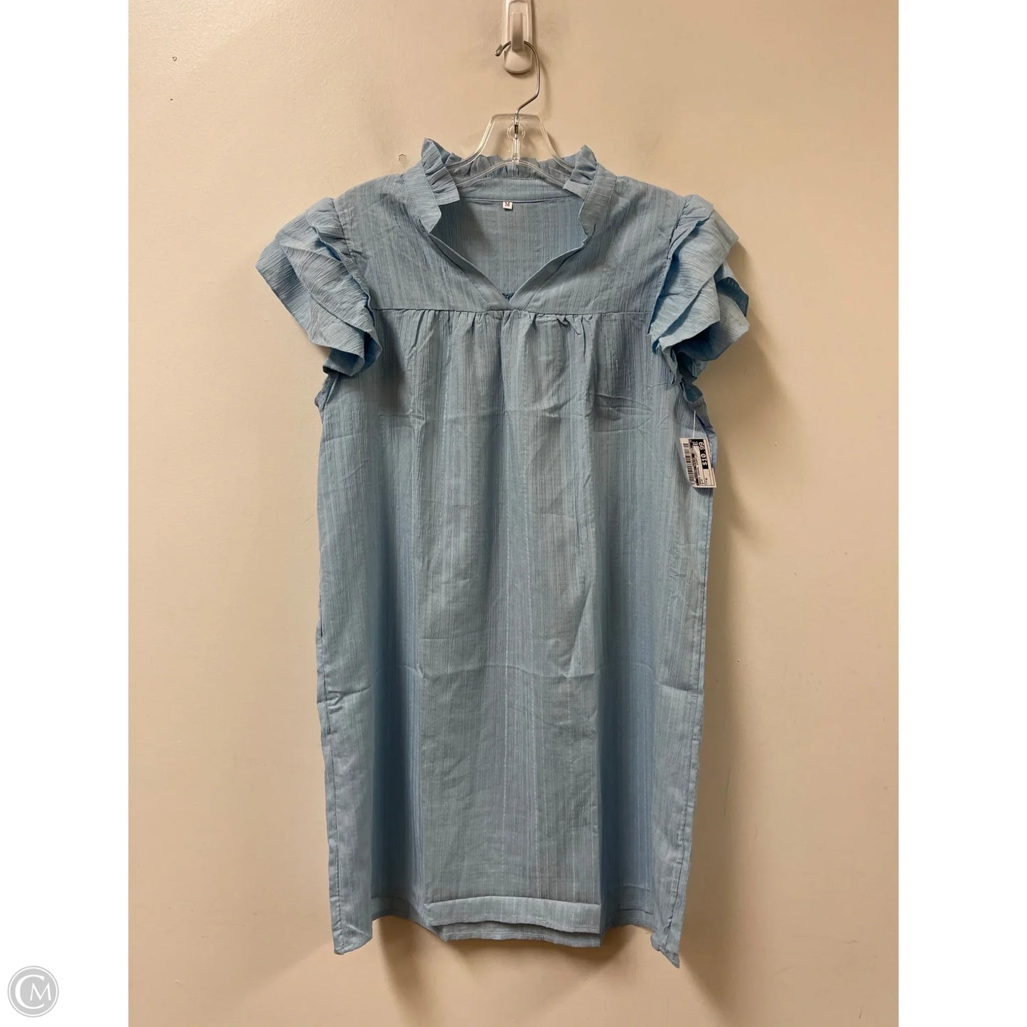 Dress Casual Short By Clothes Mentor In Blue, Size: M