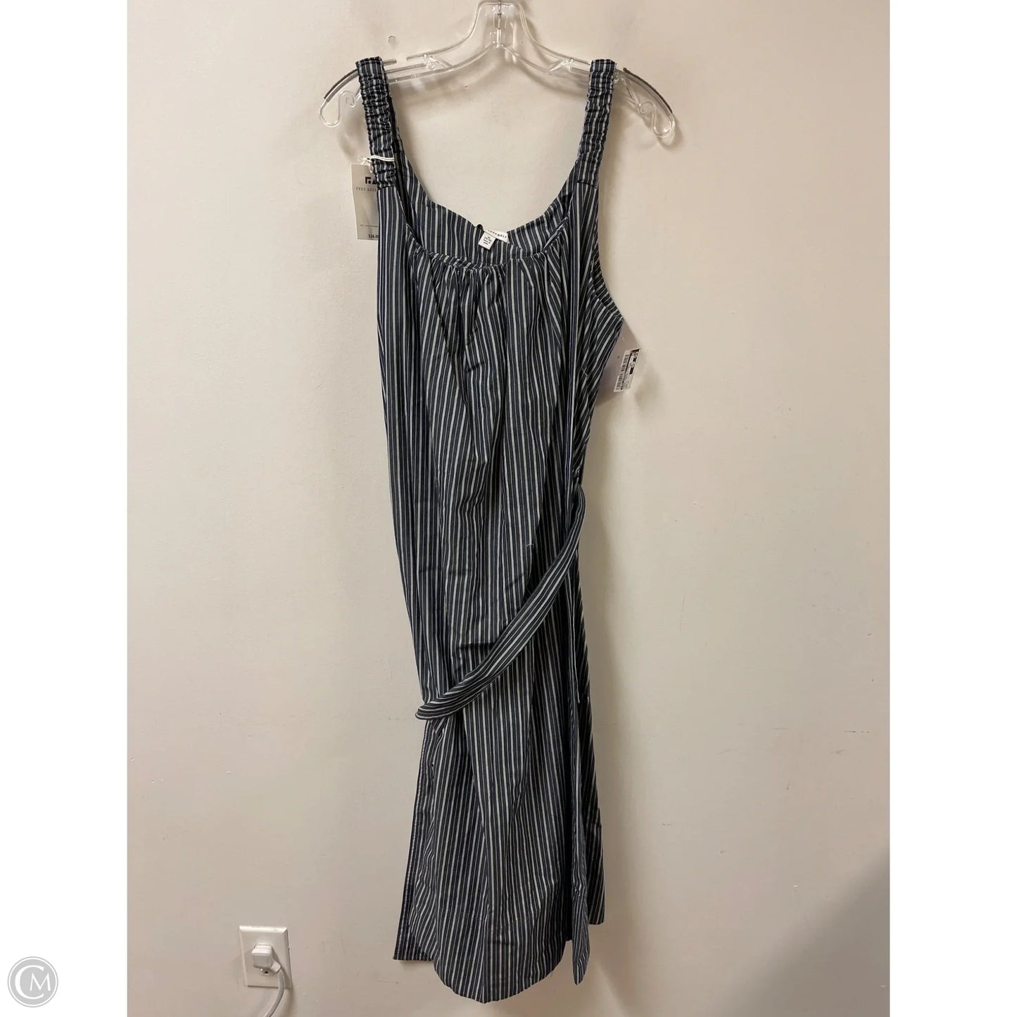 Dress Casual Midi By Free Assembly In Striped Pattern, Size: Xl