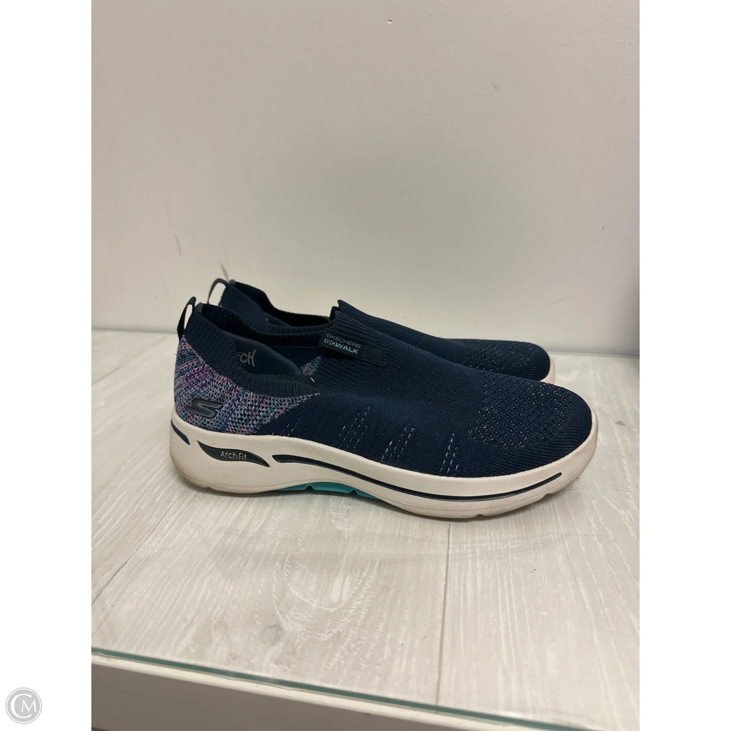 Shoes Flats By Skechers In Blue, Size: 10