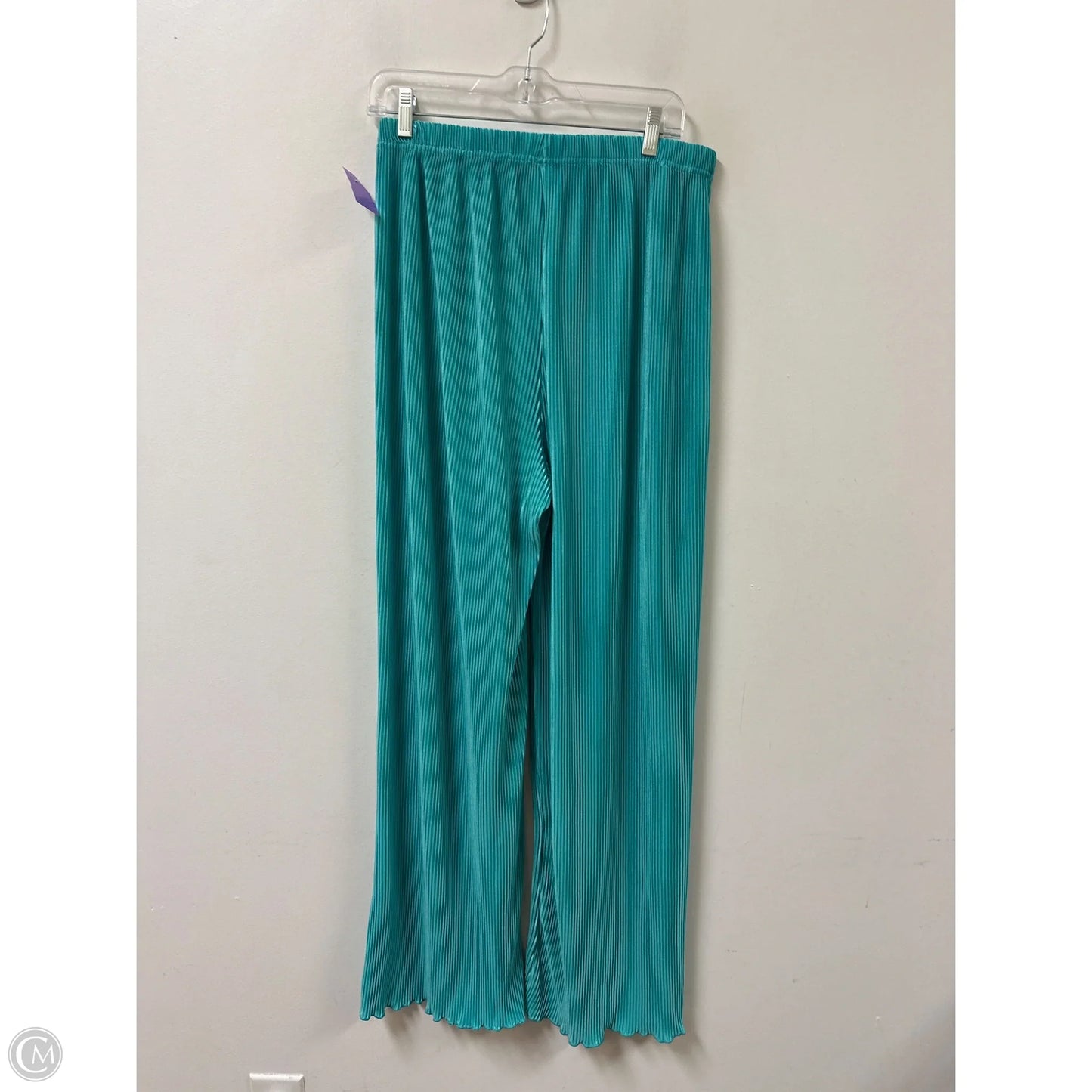 Pants Wide Leg By Clothes Mentor In Teal, Size: 16