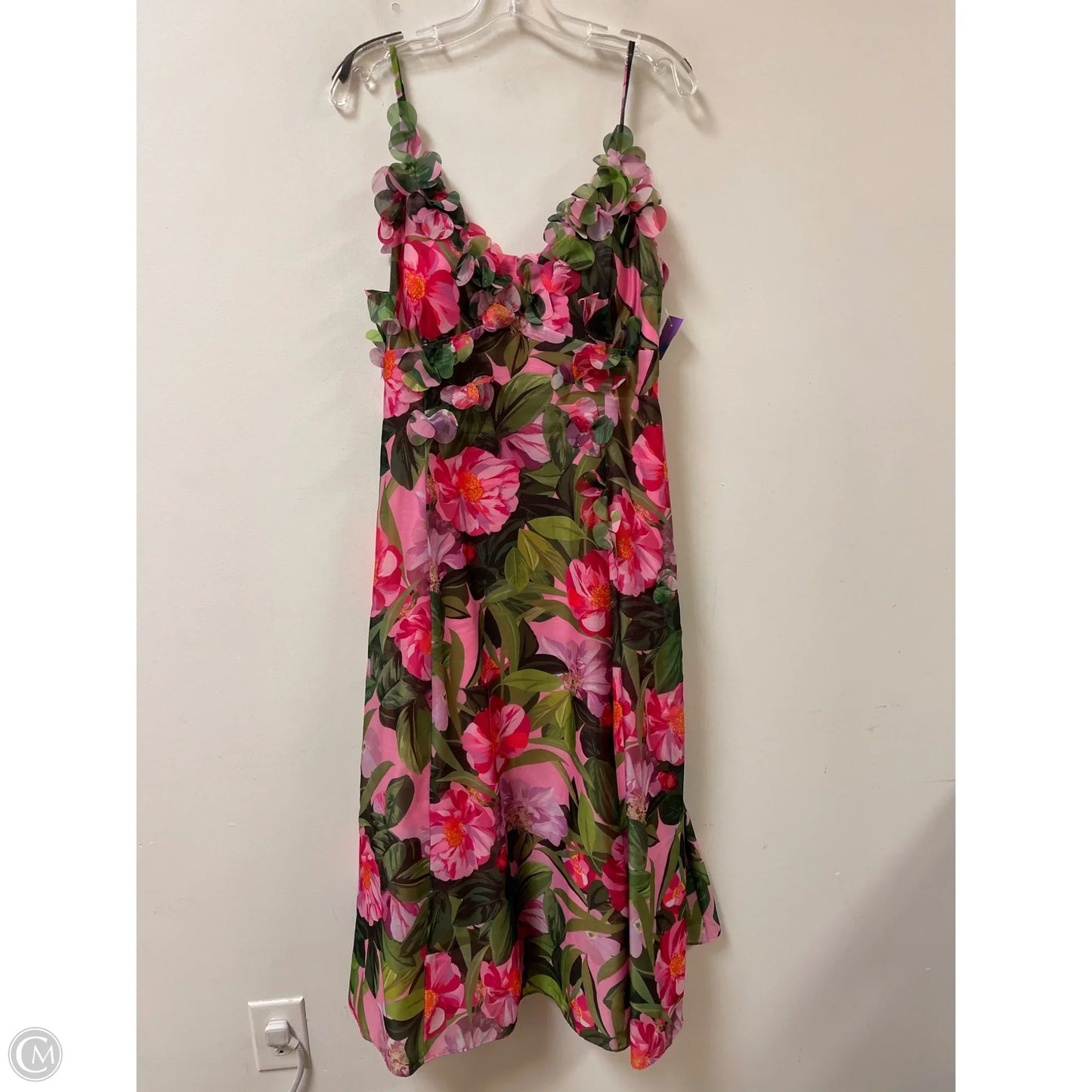 Dress Casual Maxi By Alex Marie In Floral Print, Size: L