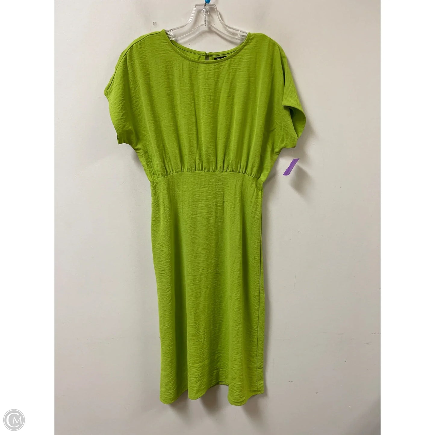 Dress Casual Midi By Versona In Green, Size: S
