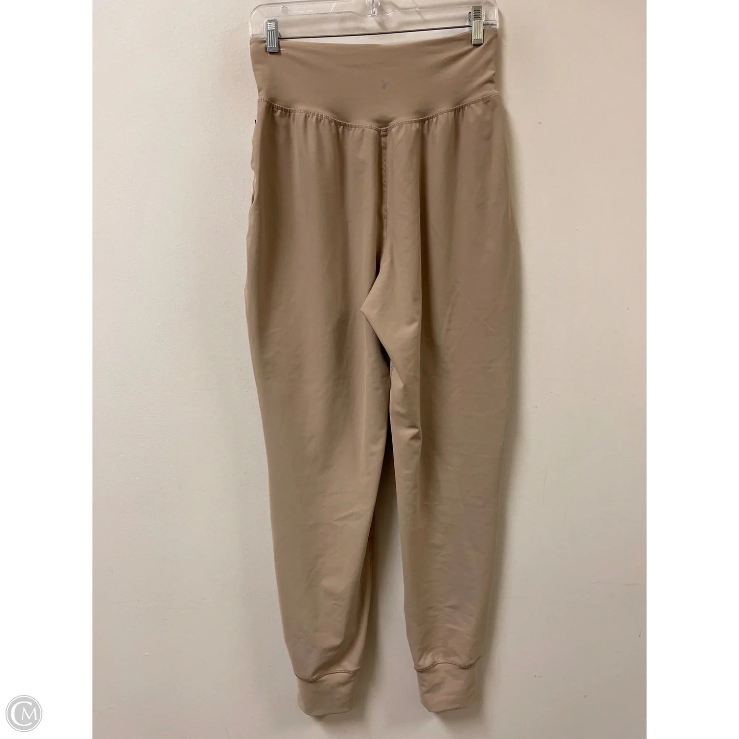 Athletic Leggings By Old Navy In Cream, Size: M