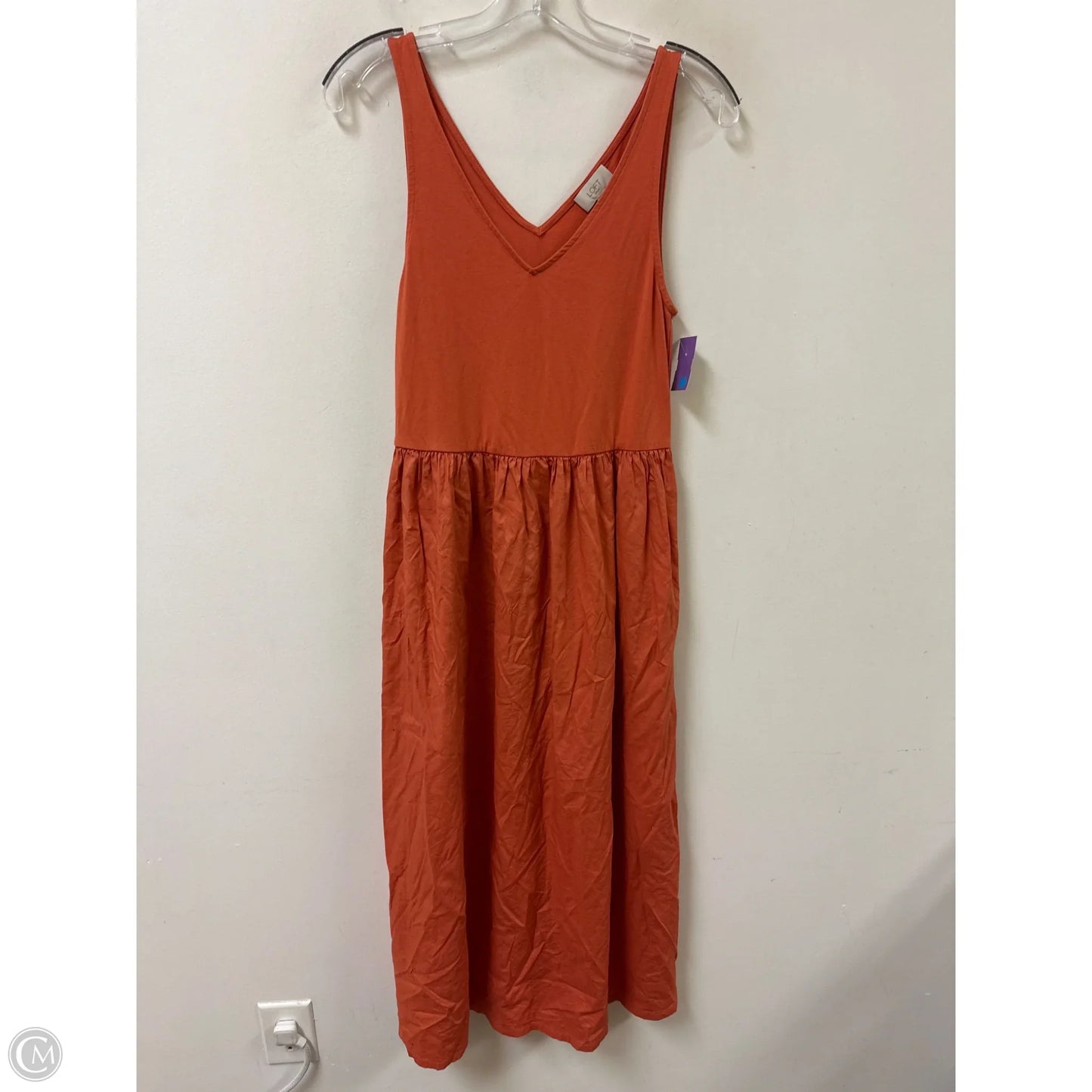 Dress Casual Maxi By Loft In Orange, Size: S