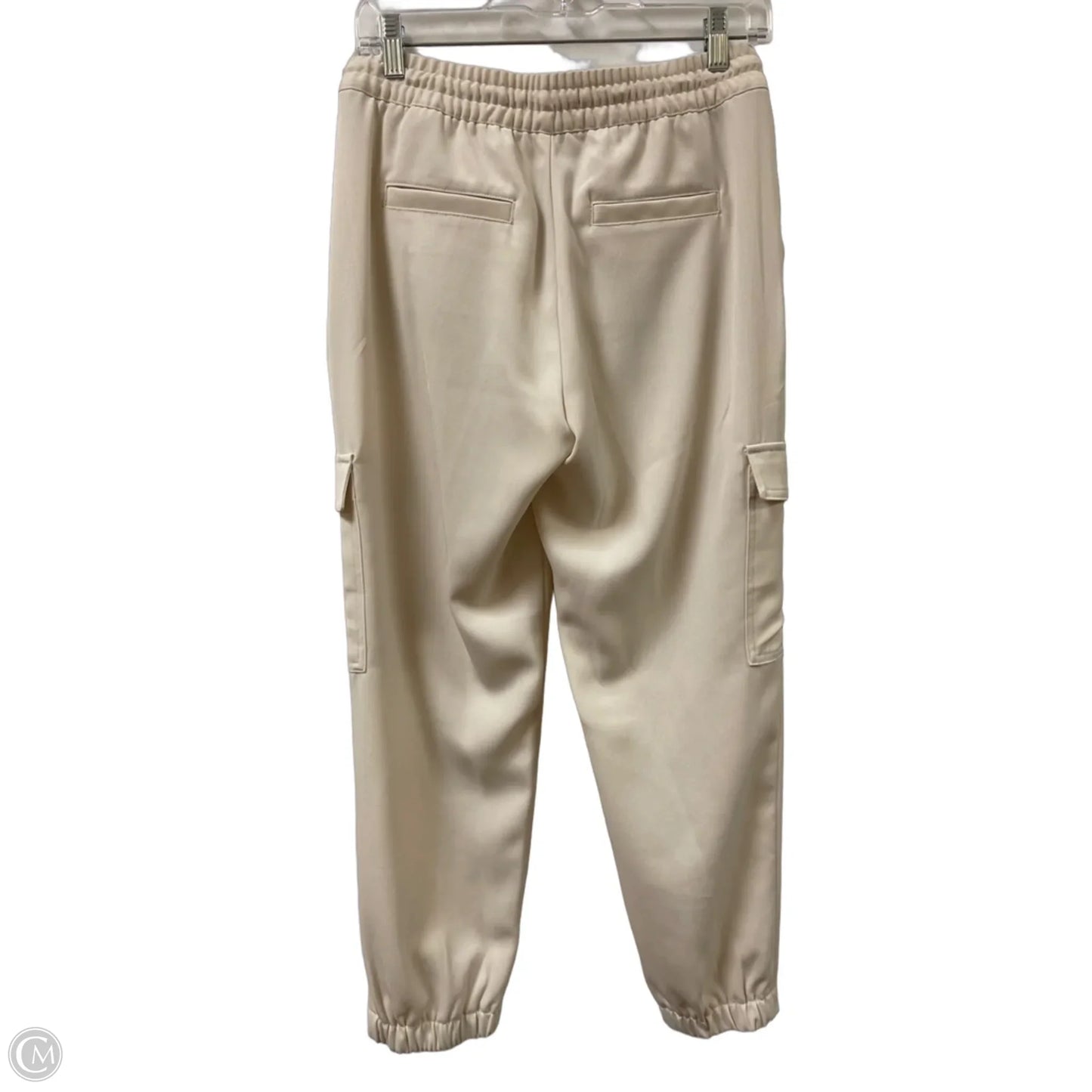 Athletic Pants By Banana Republic In Cream, Size: 2