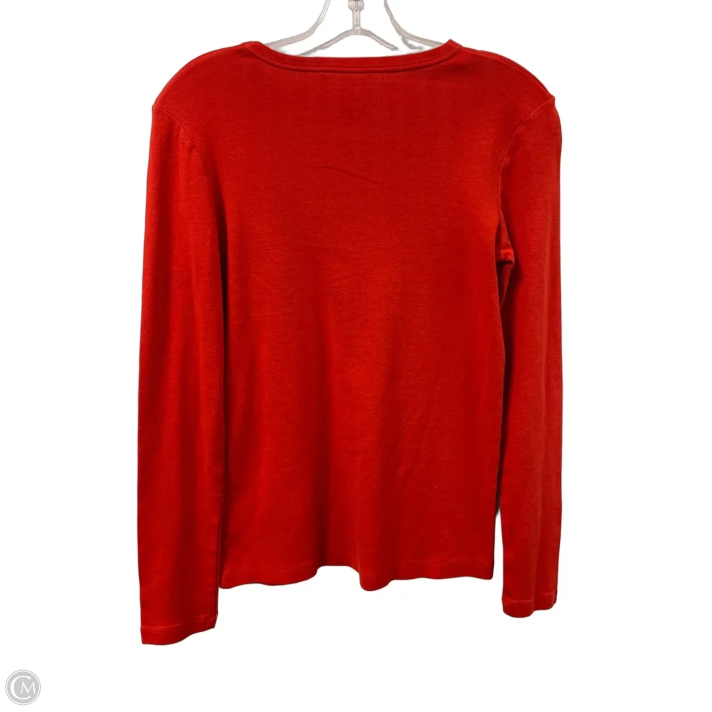 Top Long Sleeve By Joe Fresh In Red, Size: M