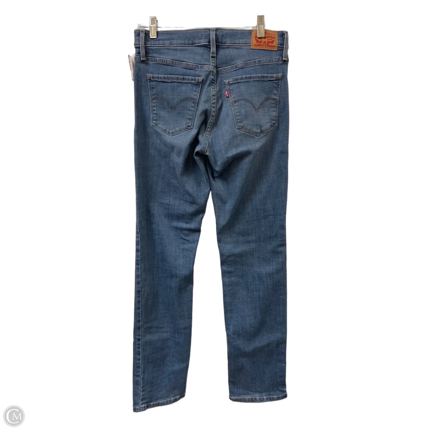 Jeans Straight By Levis In Blue Denim, Size: 6
