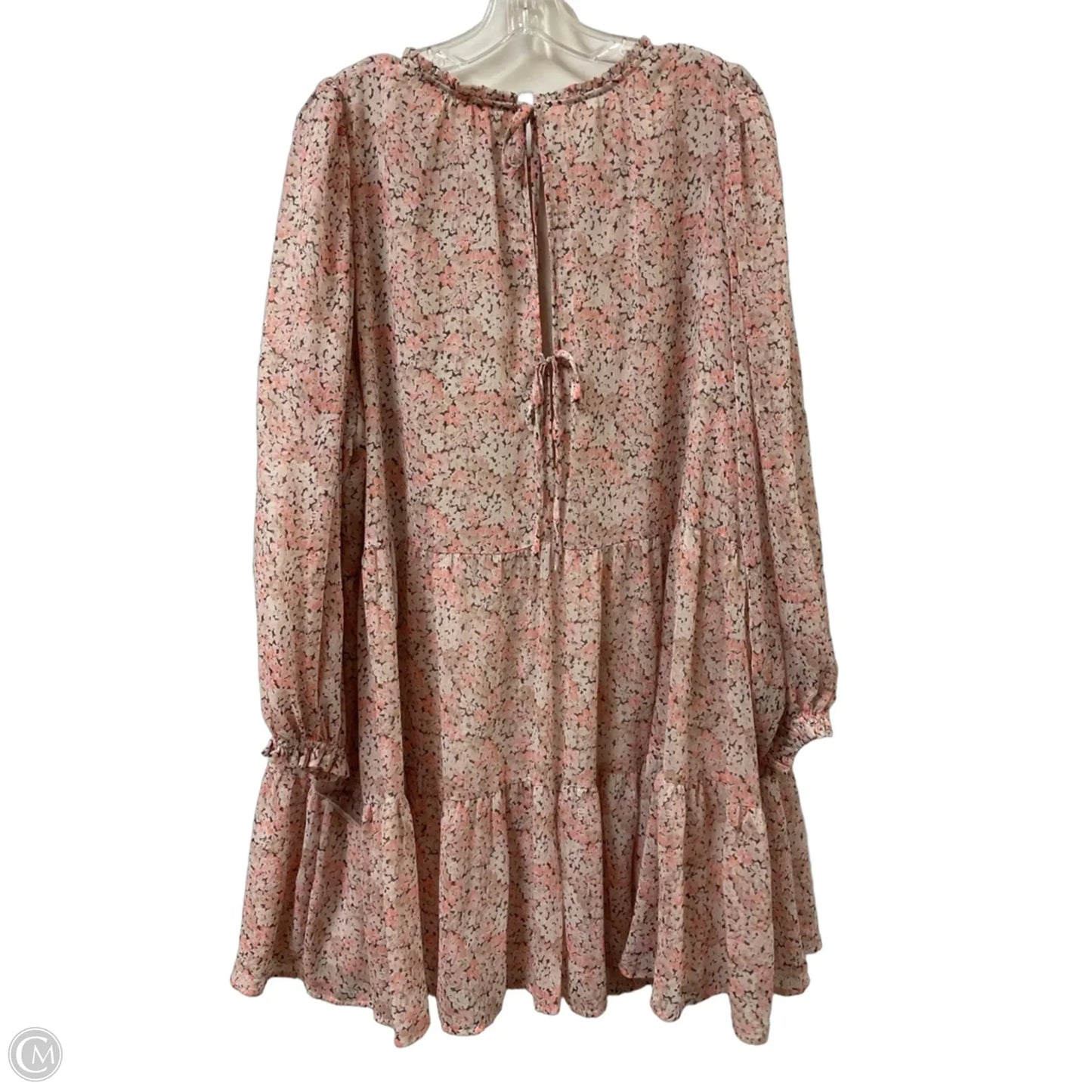 Dress Casual Short By H&m In Floral Print, Size: Xl