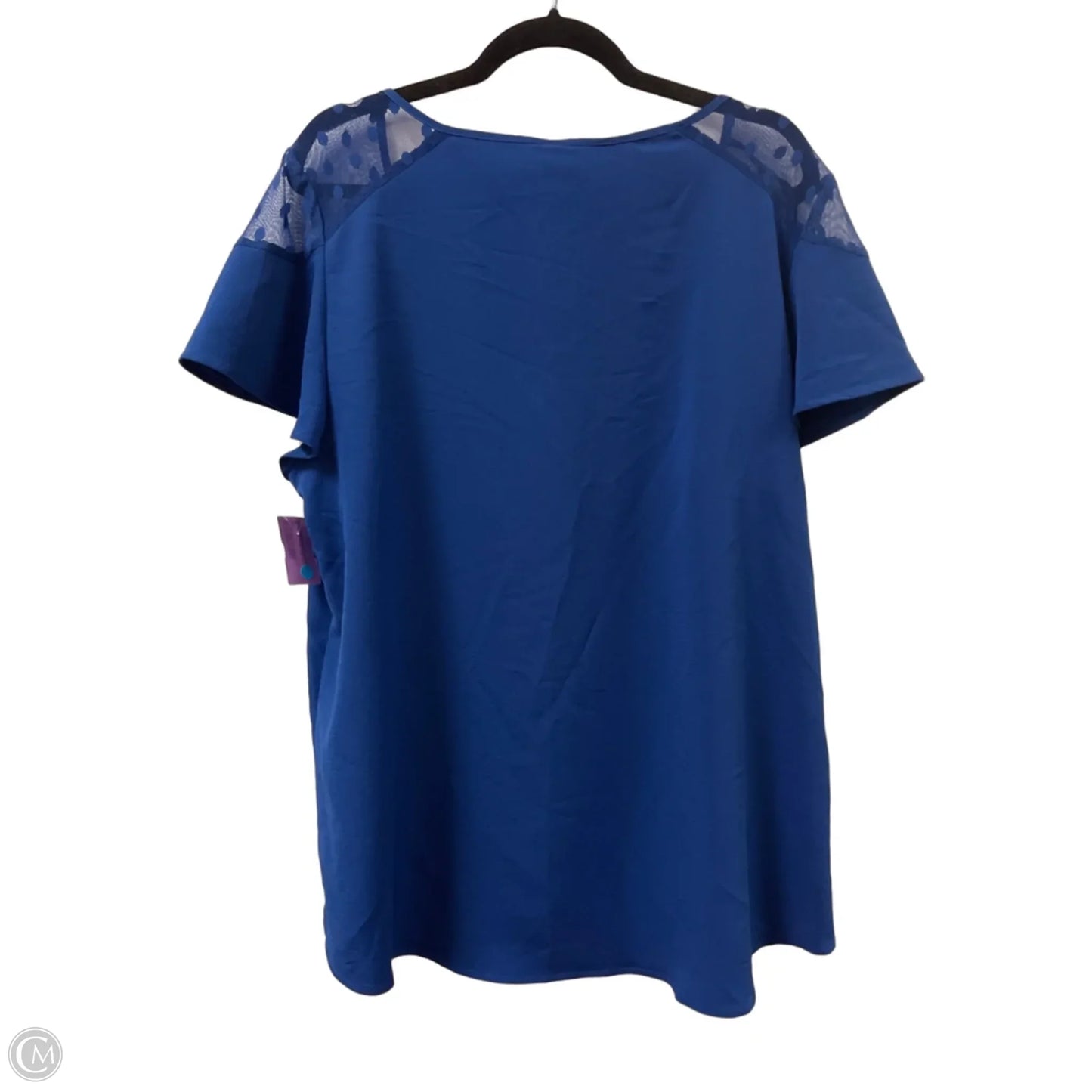 Top Short Sleeve By Torrid In Blue, Size: 1x