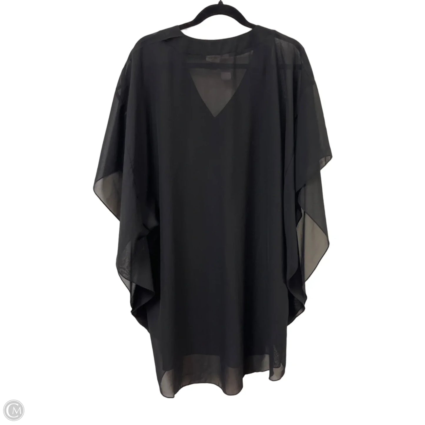 Swimwear Cover-up By Clothes Mentor In Black, Size: M