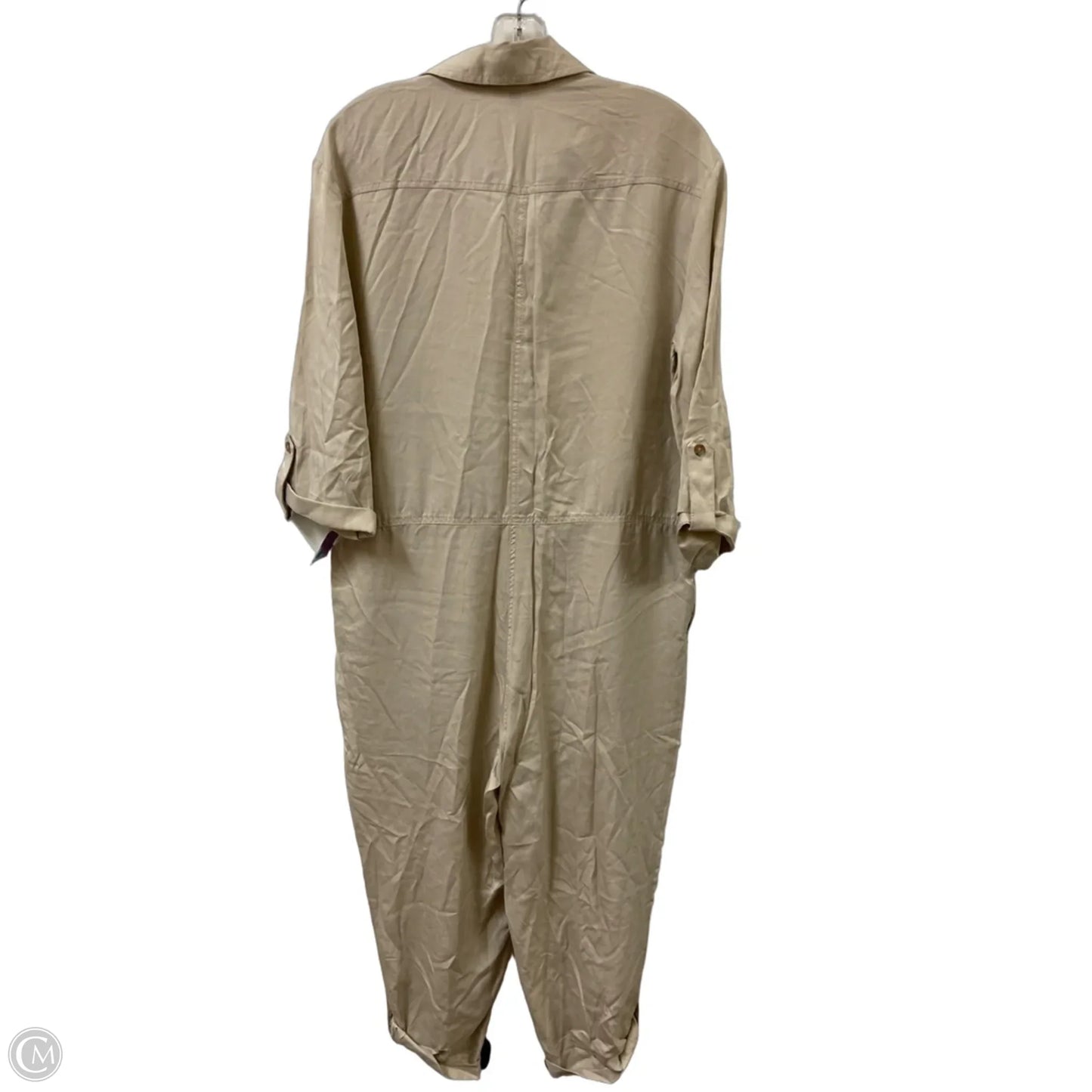Jumpsuit By Banana Republic In Cream, Size: Lp