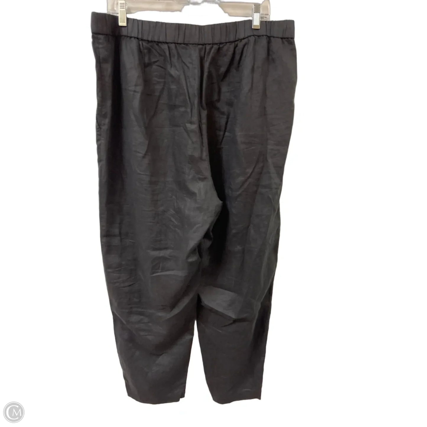 Pants Linen By Eileen Fisher In Black, Size: 16