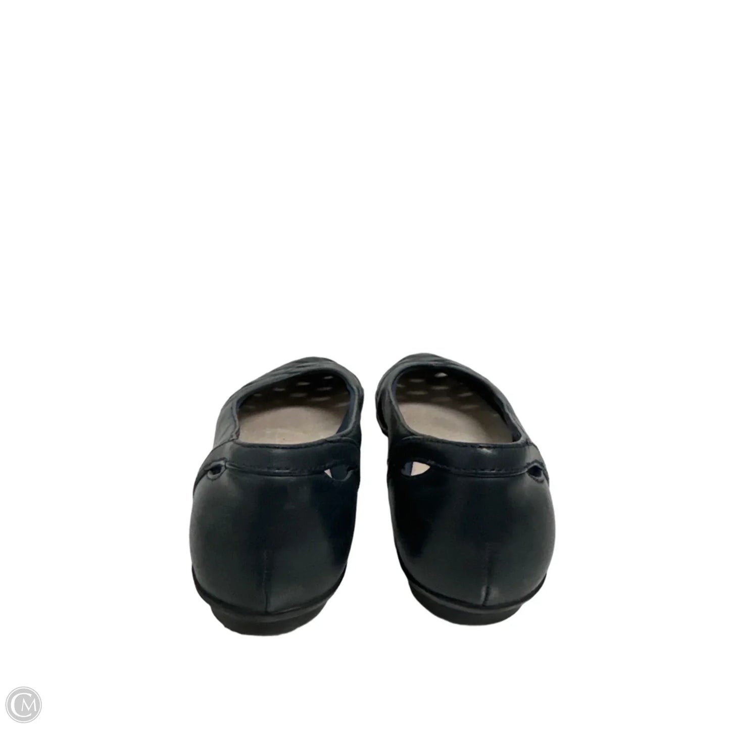Shoes Flats By Clarks In Navy, Size: 8
