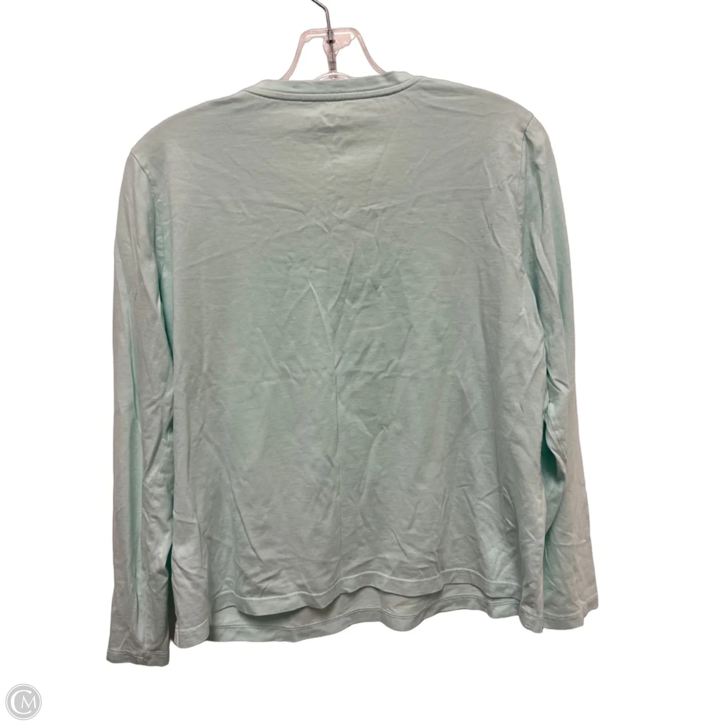 Top Long Sleeve By Lands End In Blue, Size: S