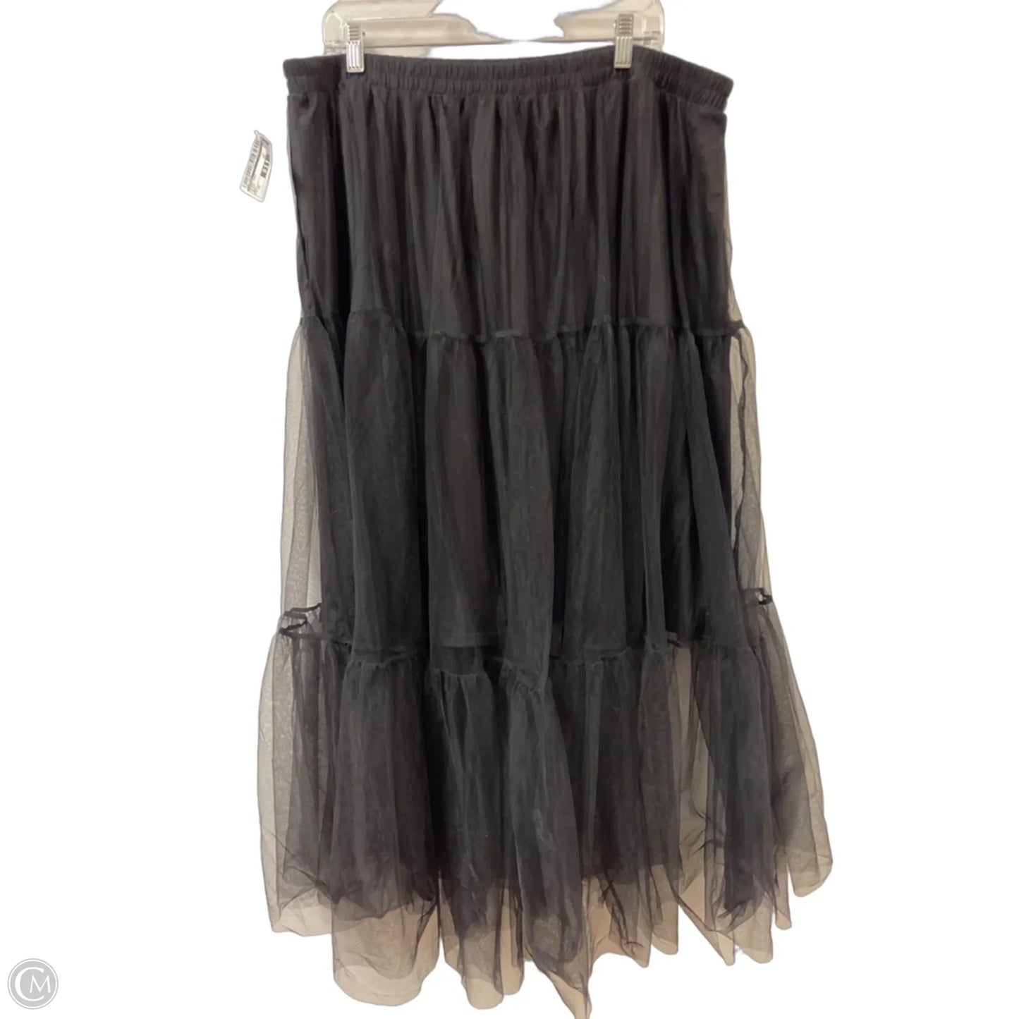 Skirt Midi By Torrid In Black, Size: 22