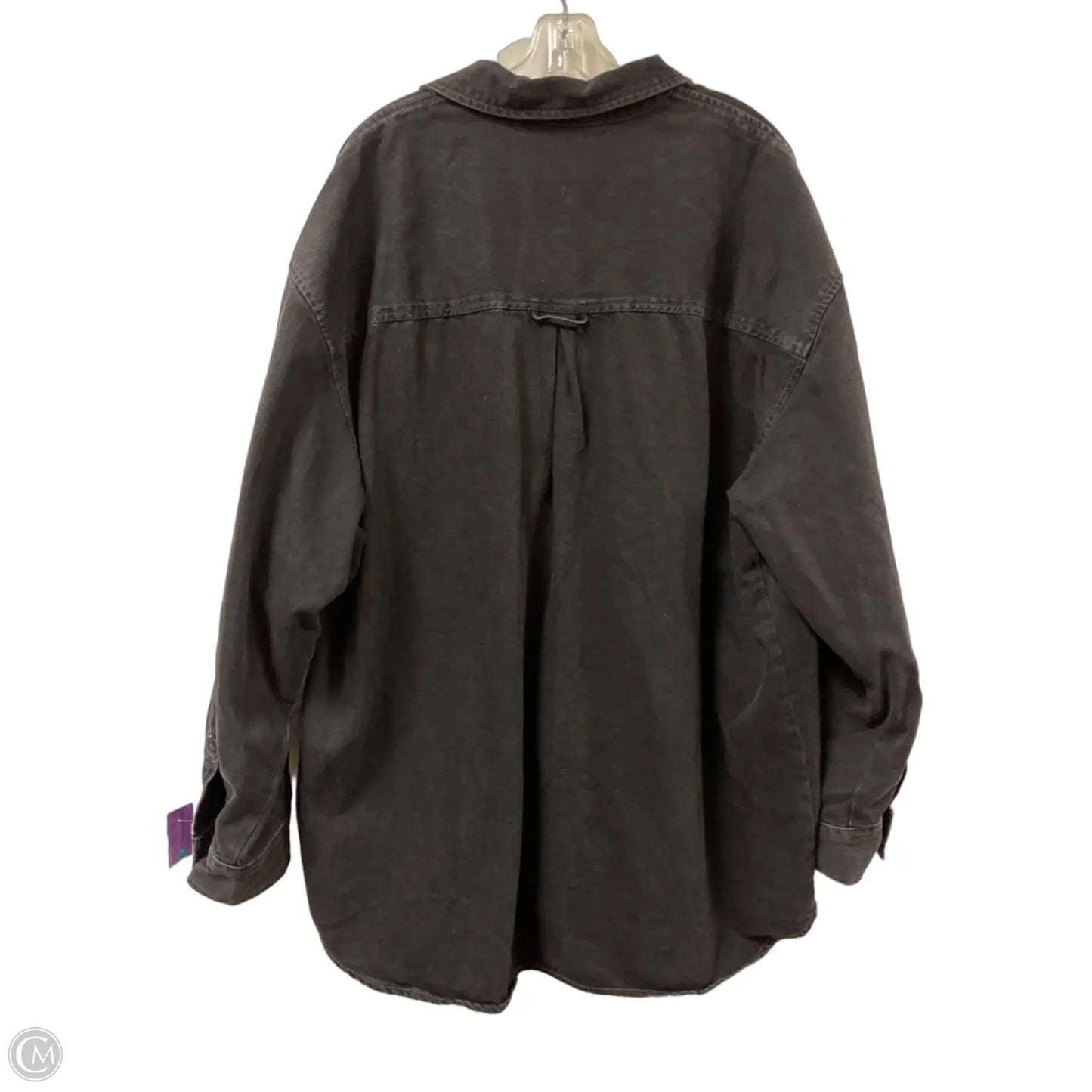 Tunic Long Sleeve By Old Navy In Grey Denim, Size: Xl