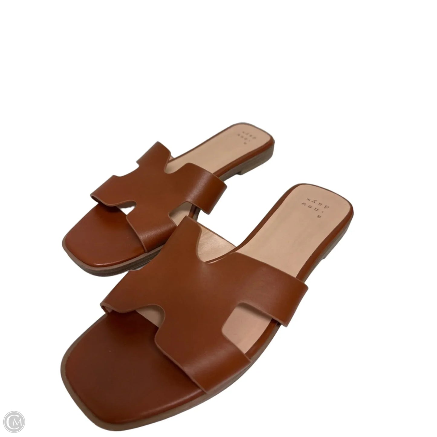 Sandals Flats By A New Day In Tan, Size: 7