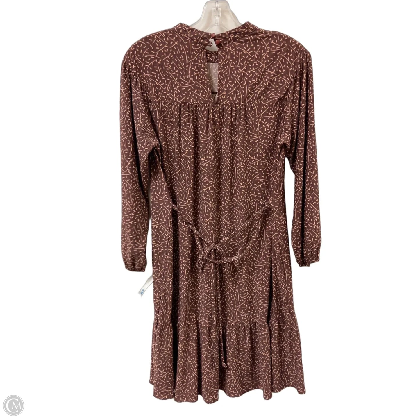 Dress Casual Short By Gilli In Brown, Size: S