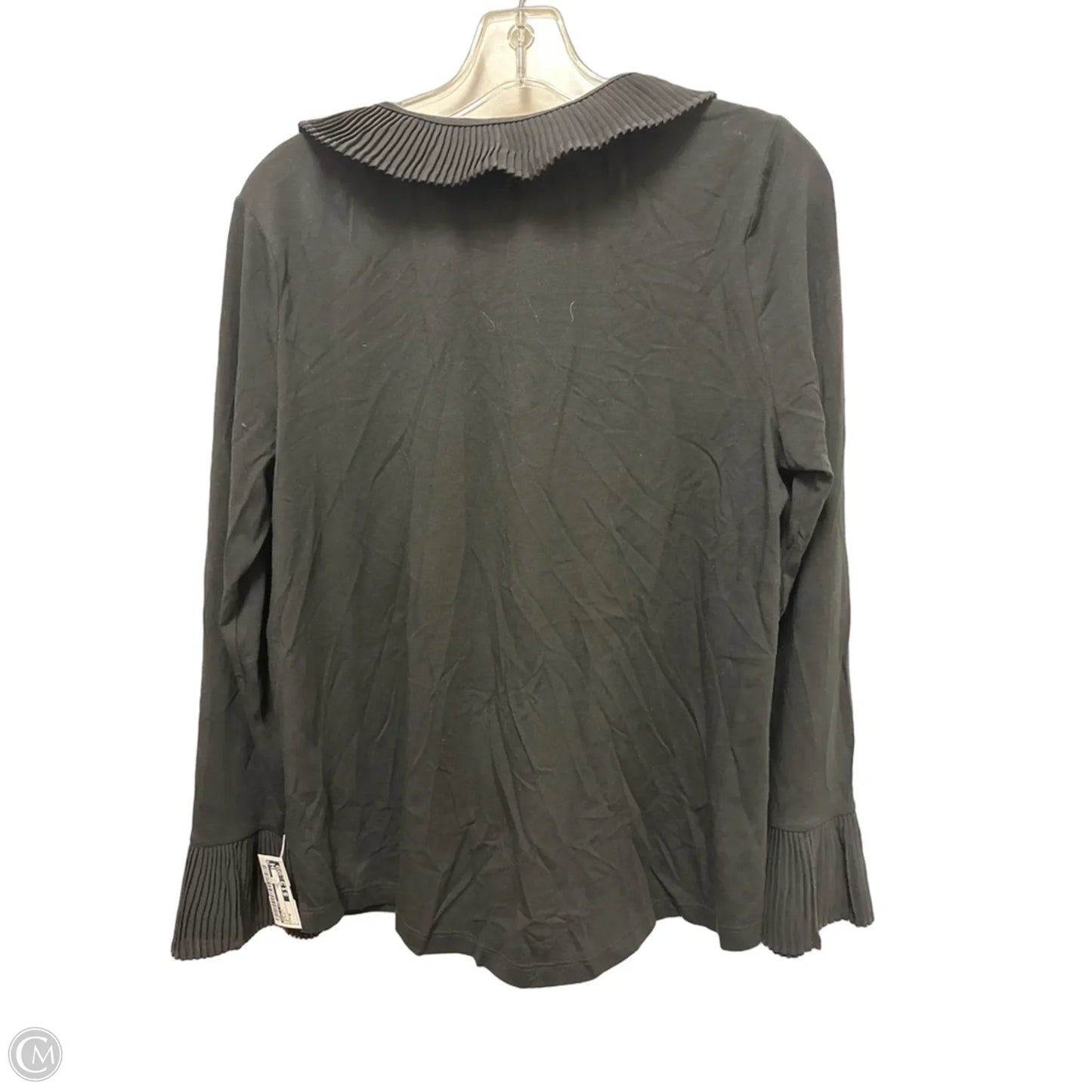 Top Long Sleeve By Nic + Zoe In Black, Size: M