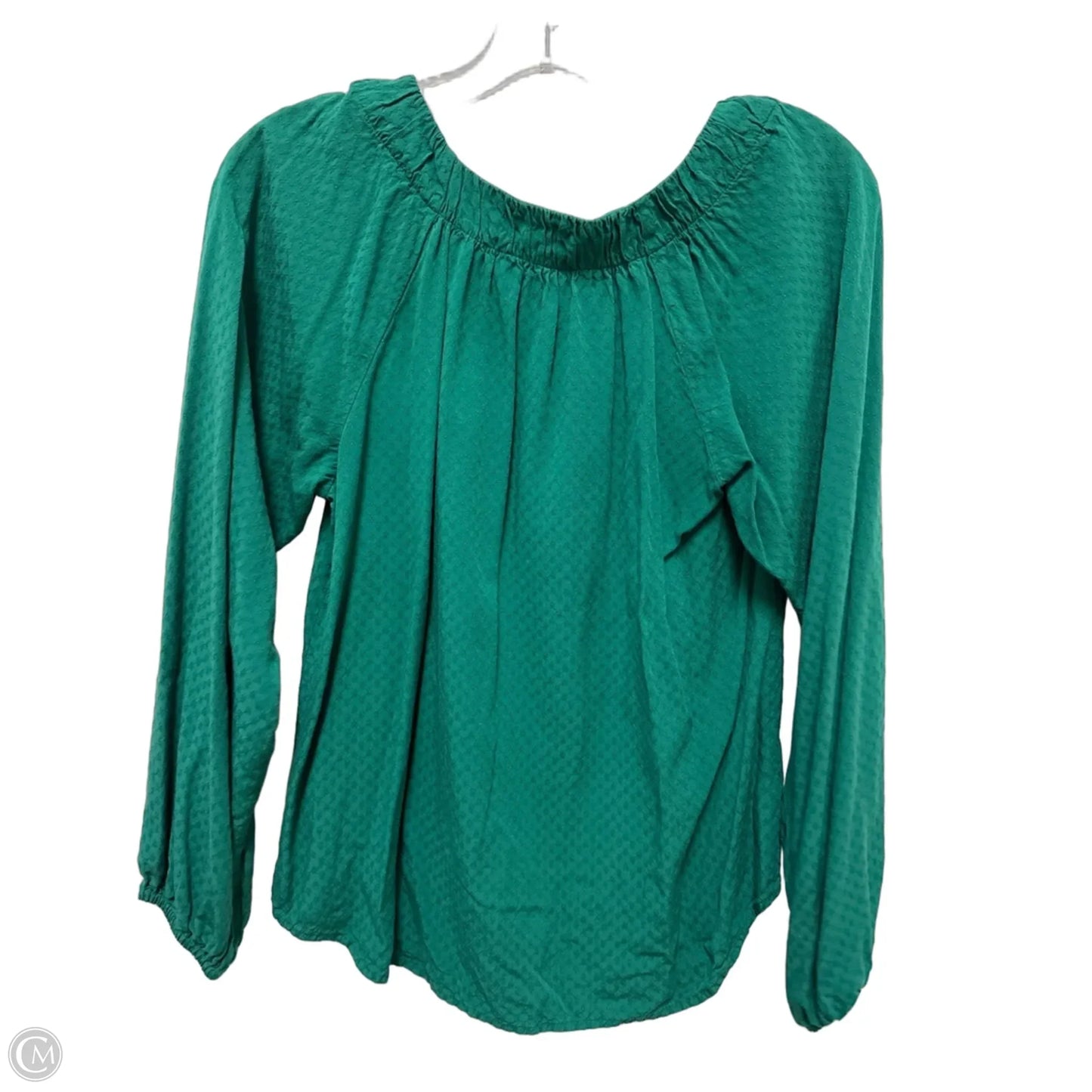 Top Long Sleeve By Loft In Green, Size: S