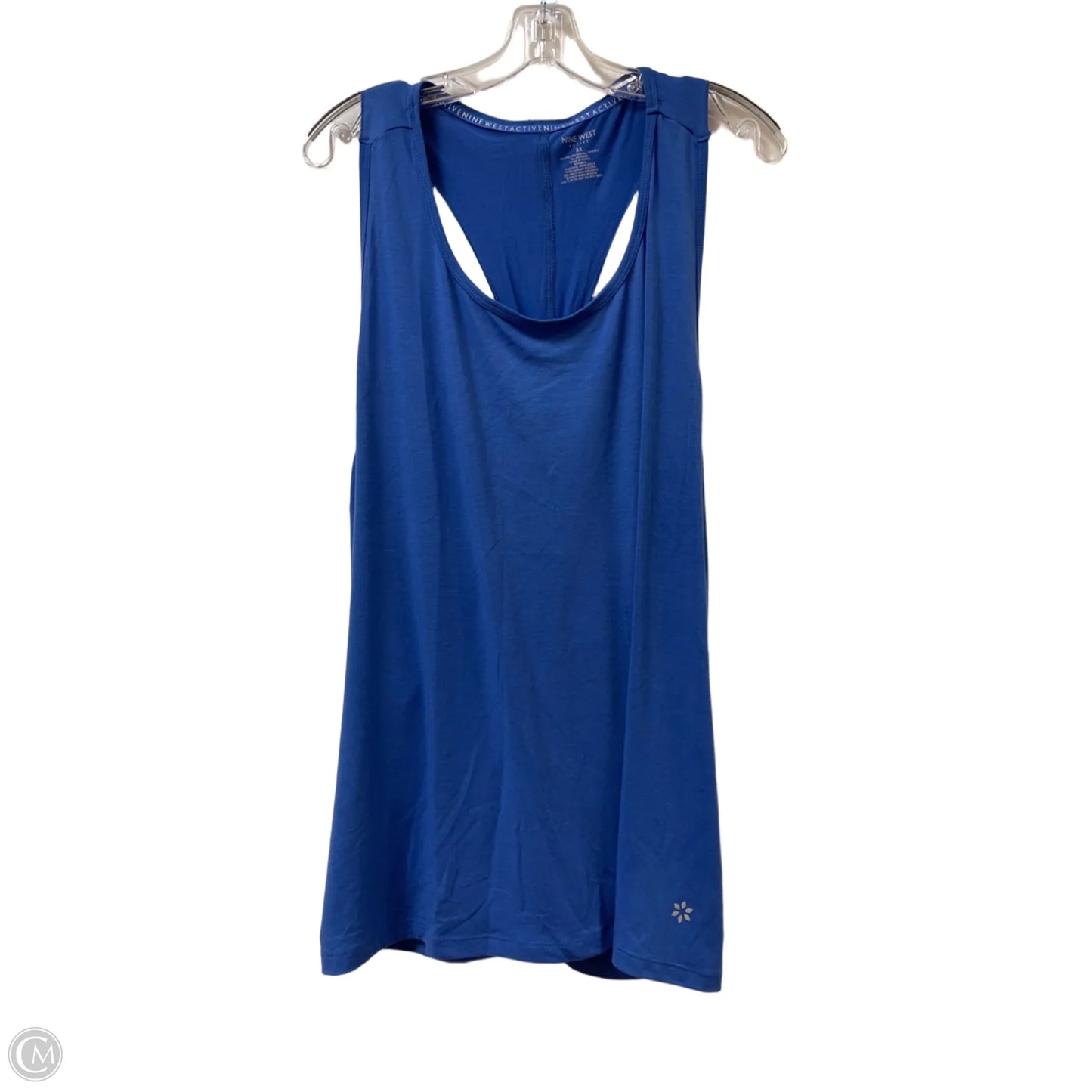 Athletic Tank Top By Nine West In Blue, Size: 2x