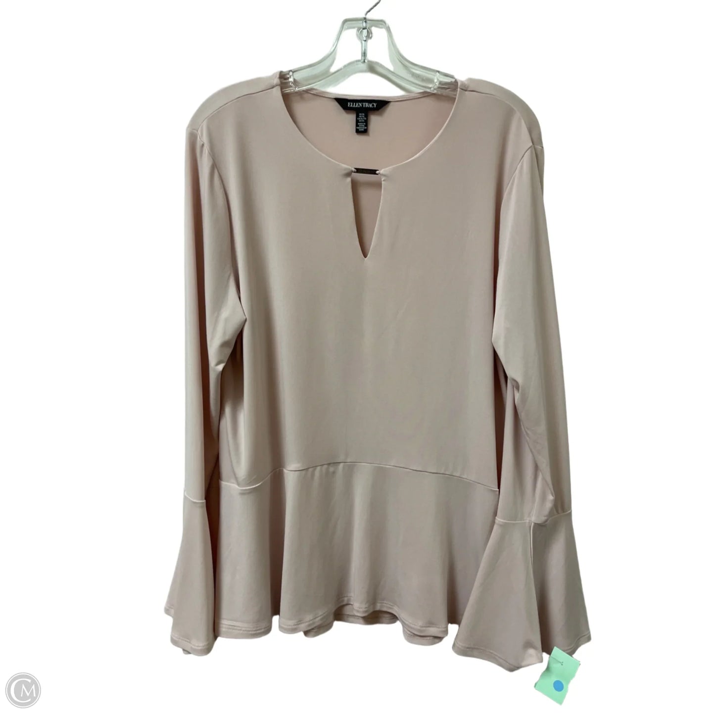 Top Long Sleeve By Ellen Tracy In Pink, Size: Xl