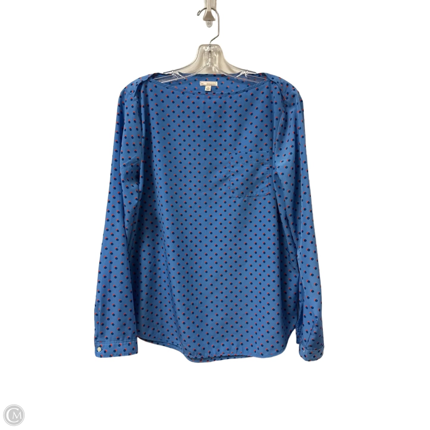 Top Long Sleeve By Gap In Blue & Orange, Size: M