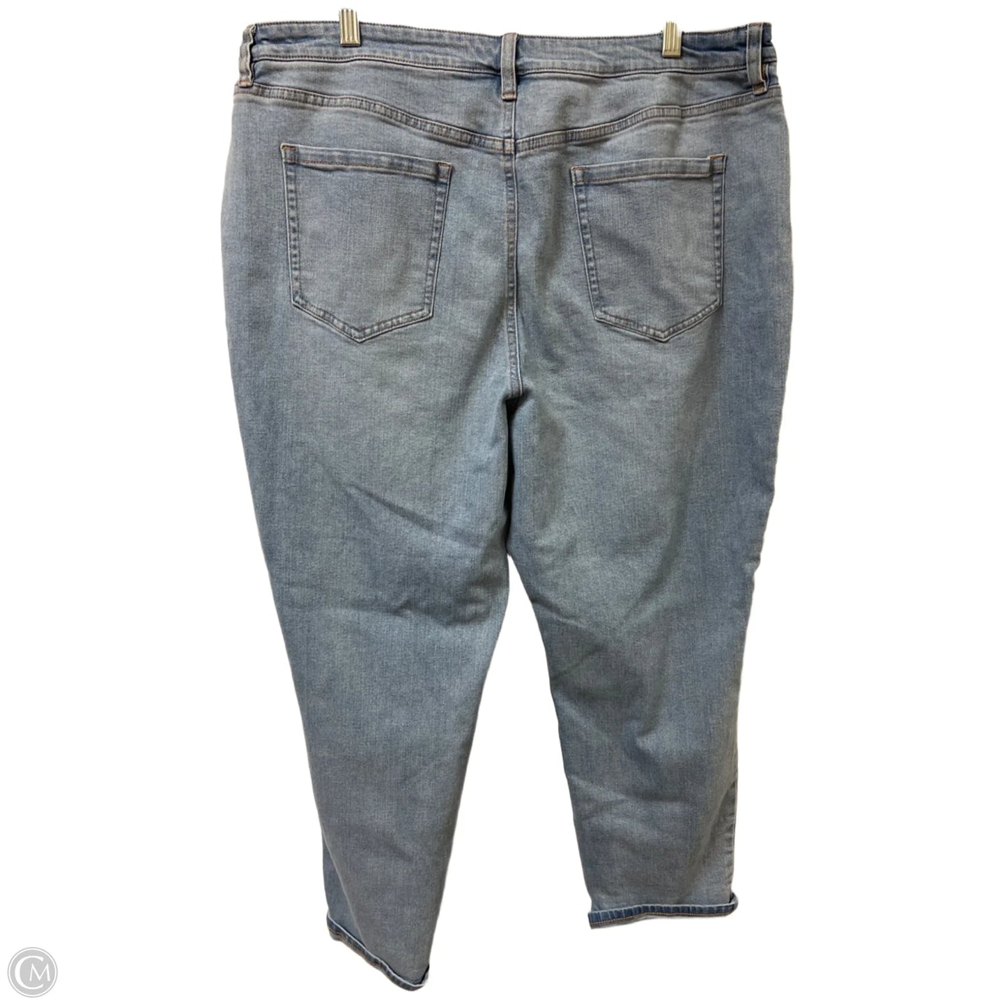 Jeans Straight By Style And Company In Blue Denim, Size: 18