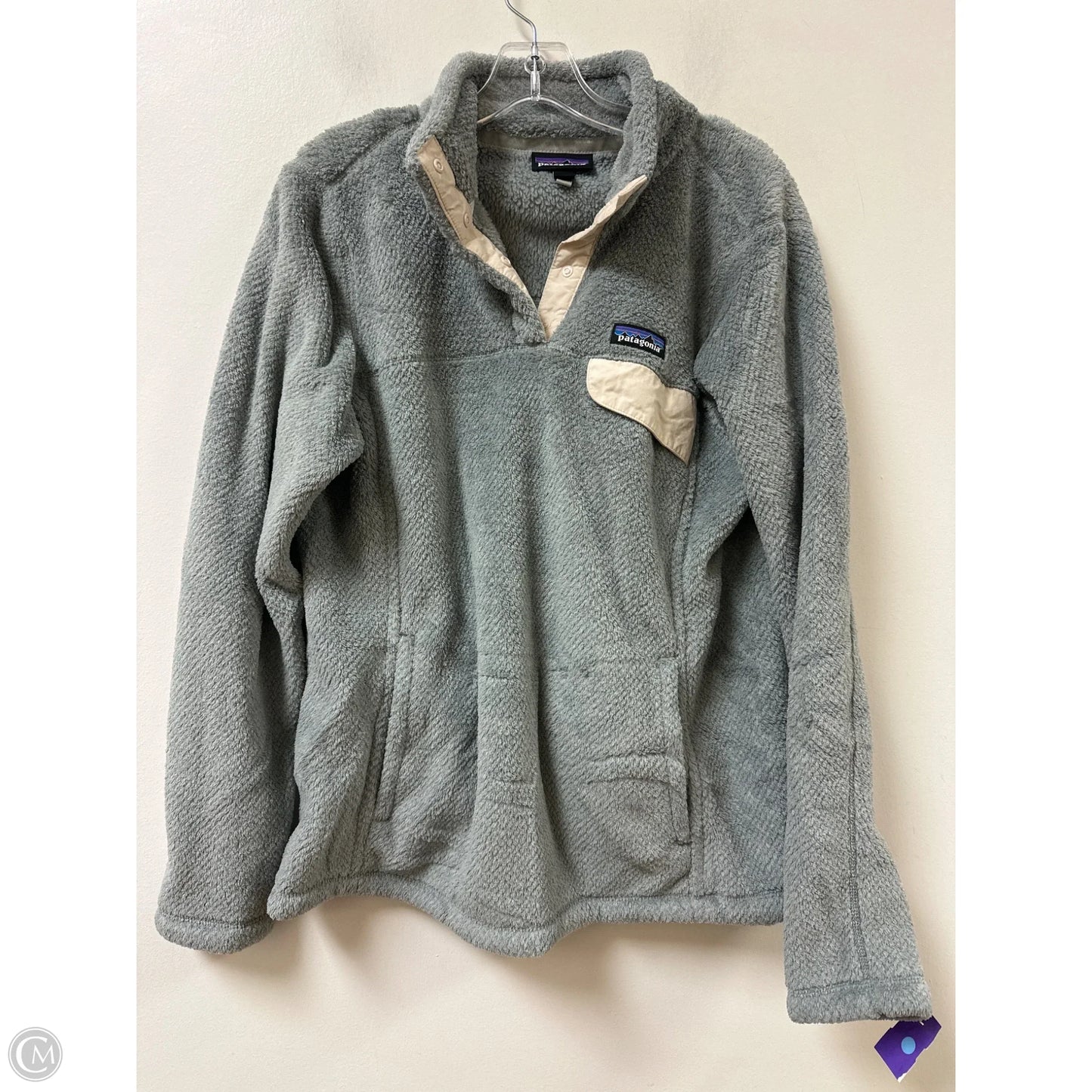 Sweater By Patagonia In Grey, Size: L
