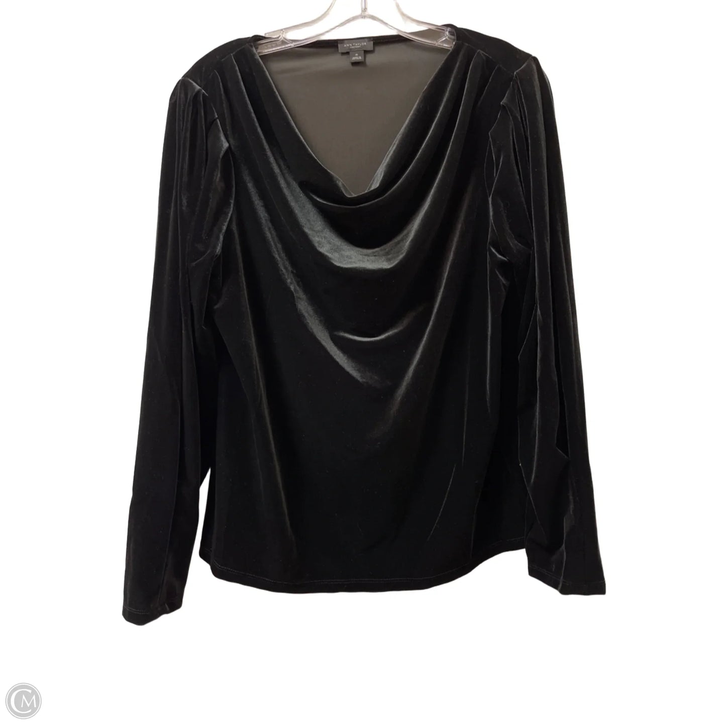 Top Long Sleeve By Ann Taylor In Black, Size: Xl