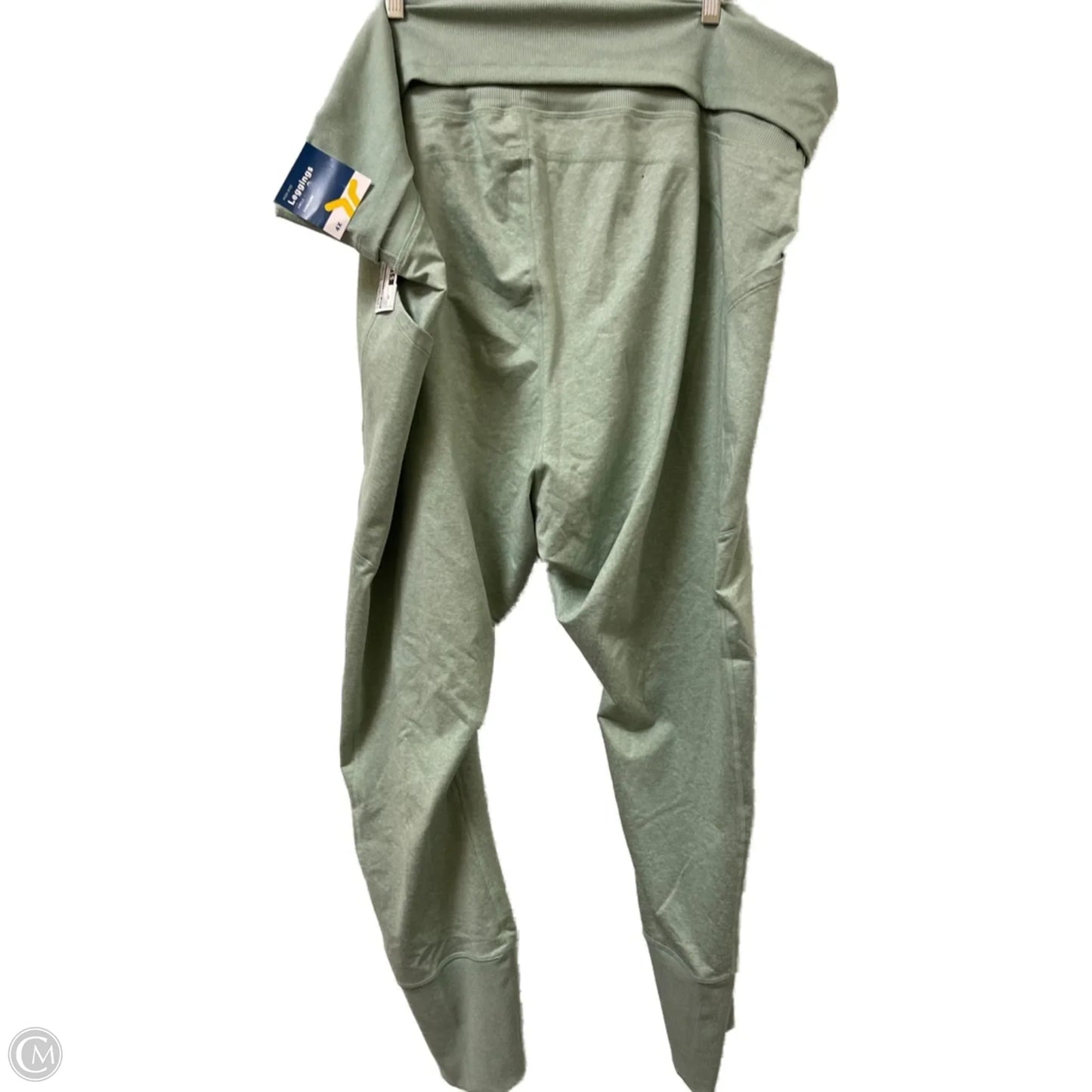 Athletic Leggings By Old Navy In Green, Size: 4x