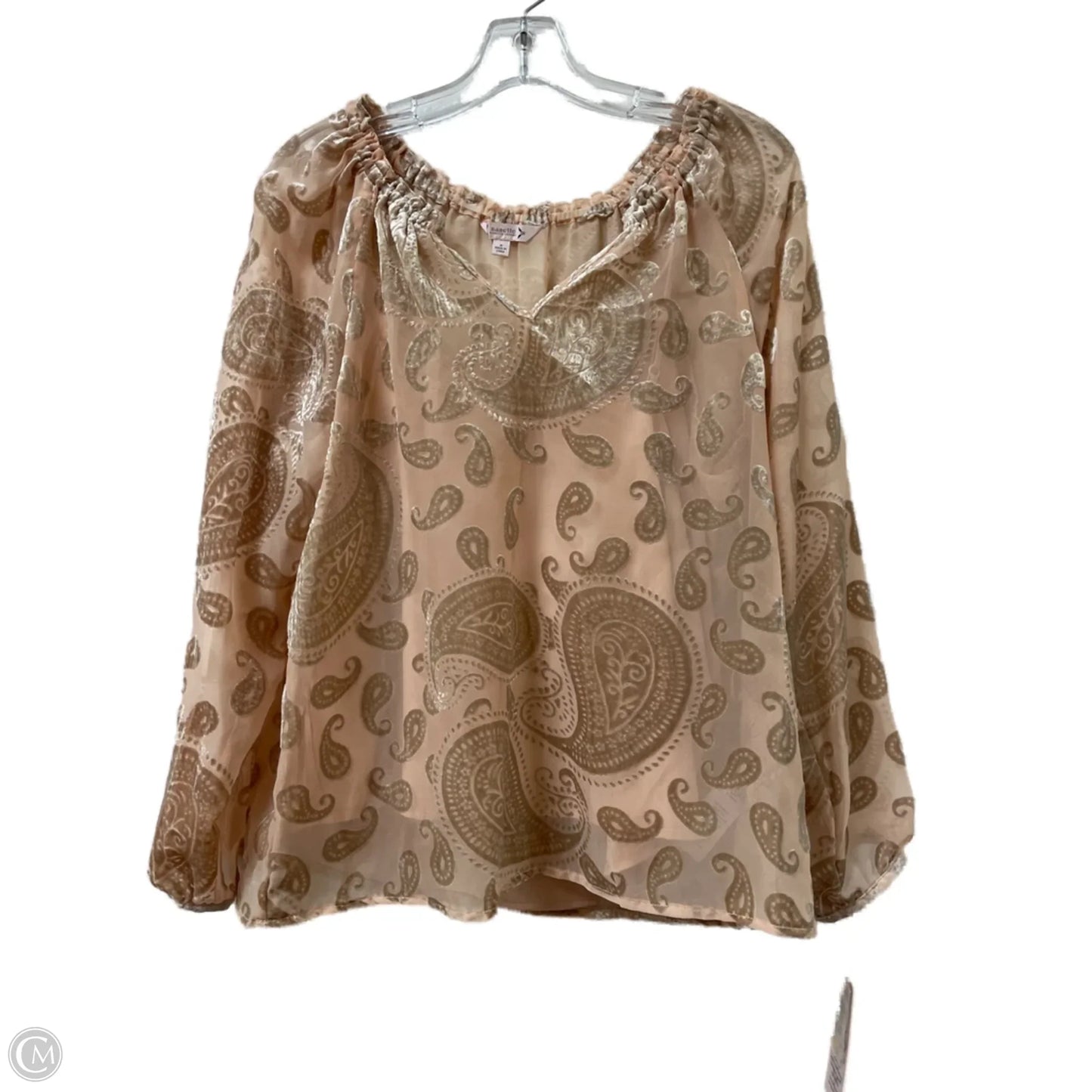 Top 2pc Long Sleeve By Nanette By Nanette Lepore In Cream, Size: M