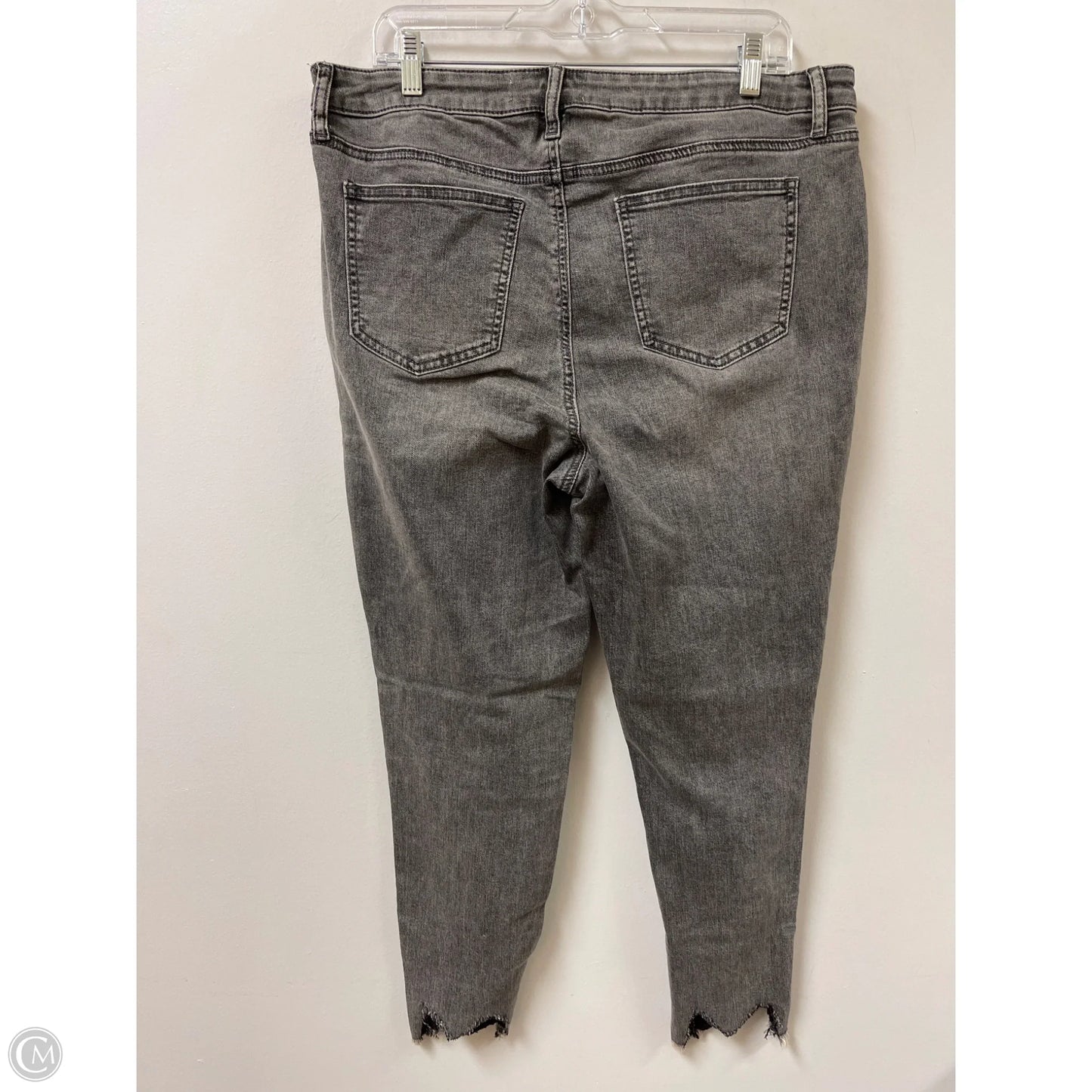 Jeans Skinny By Clothes Mentor In Grey Denim, Size: 14