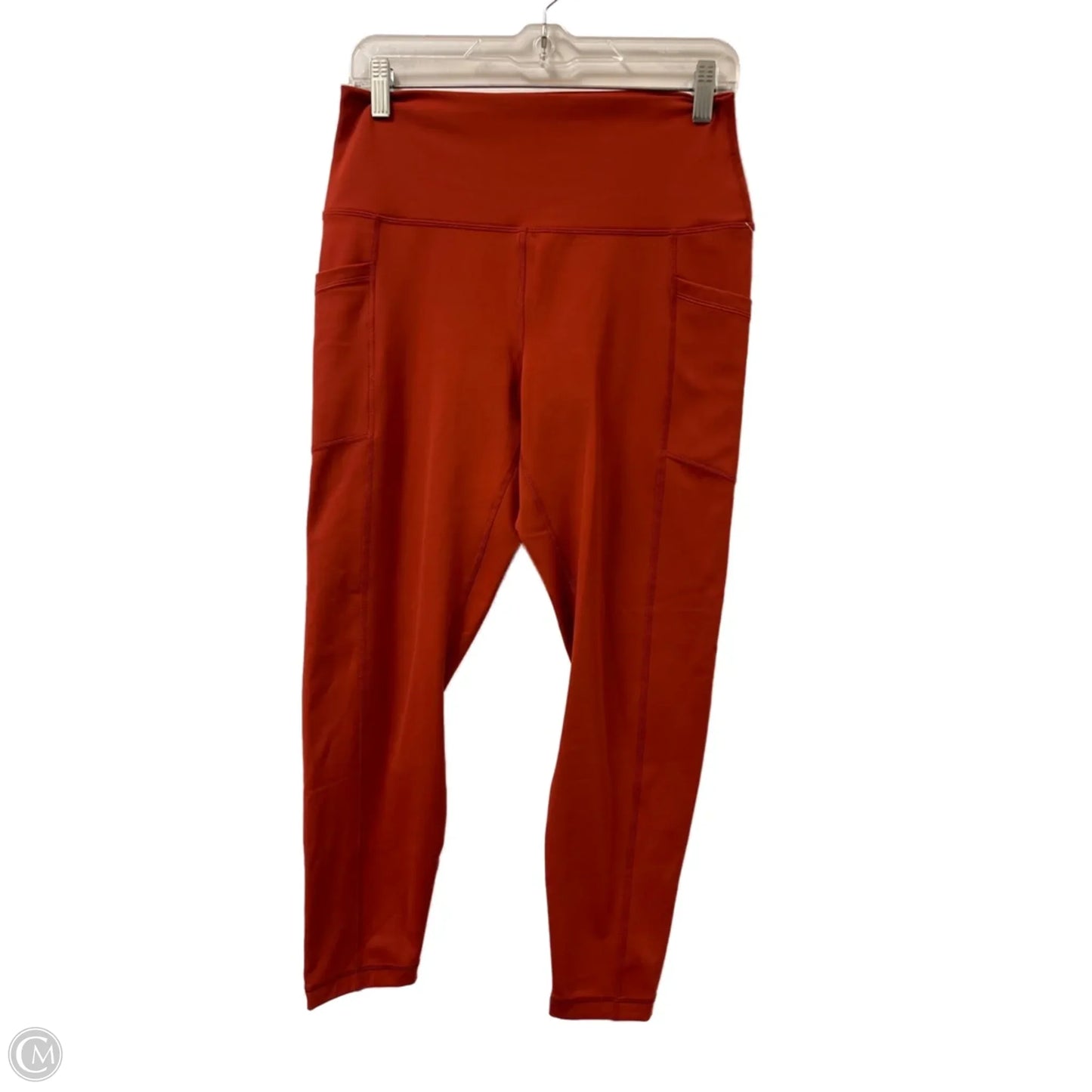 Athletic Leggings By 90 Degrees By Reflex In Orange, Size: Xl