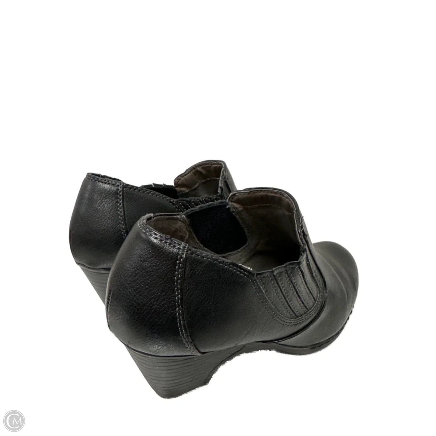 Boots Ankle Heels By Avenue In Black, Size: 10