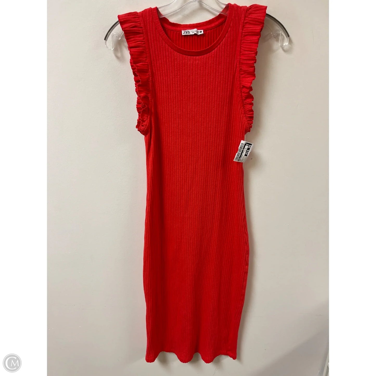 Dress Casual Maxi By Zara In Red, Size: L
