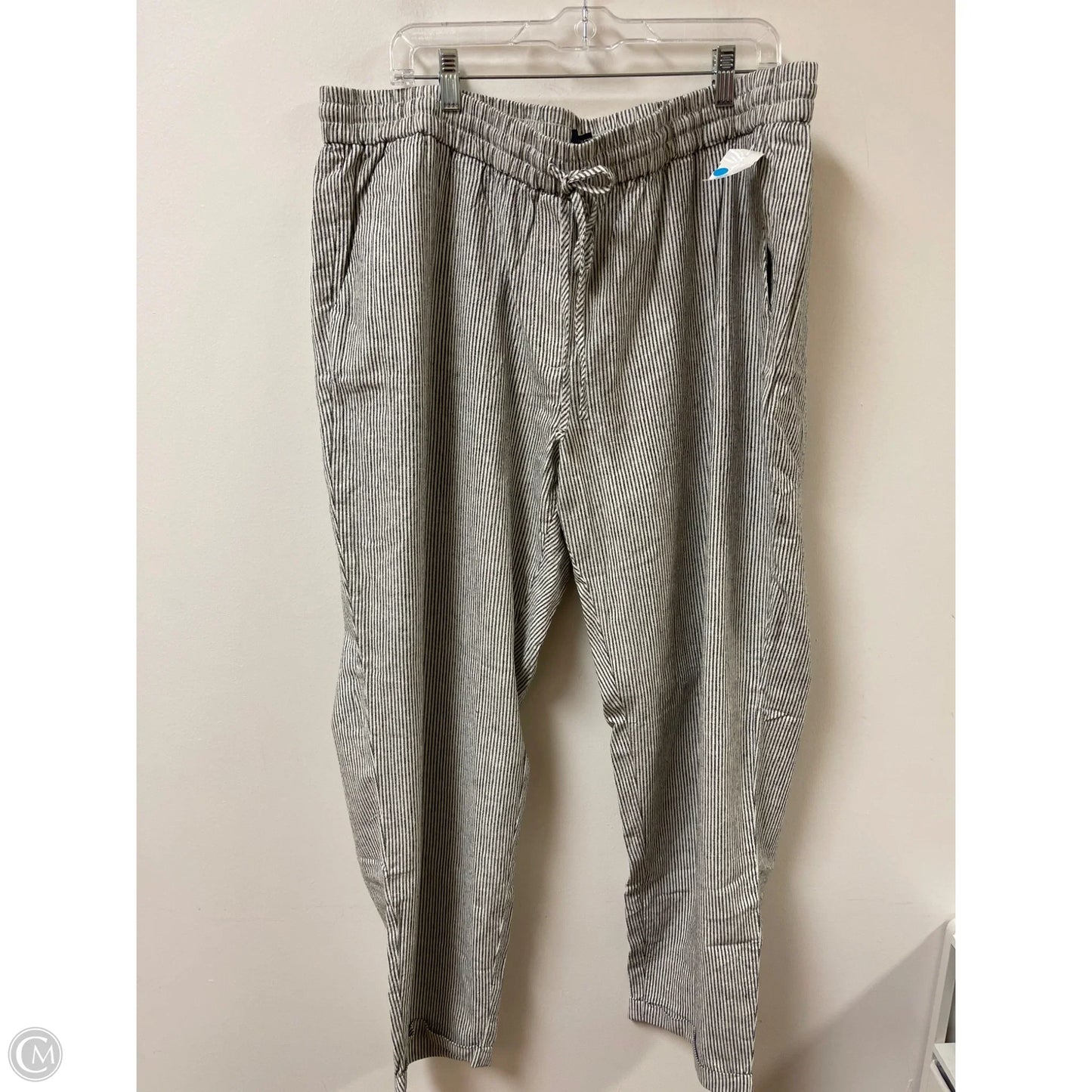 Pants Linen By J. Crew In Striped Pattern, Size: 20