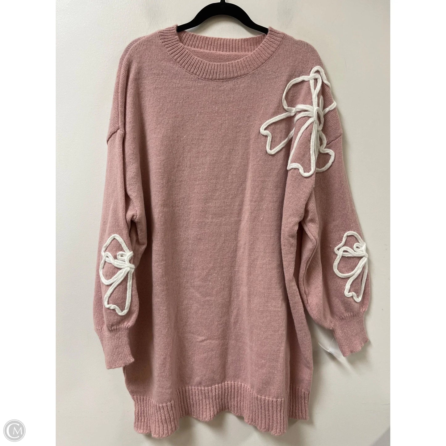 Sweater By Shein In Pink, Size: 3x