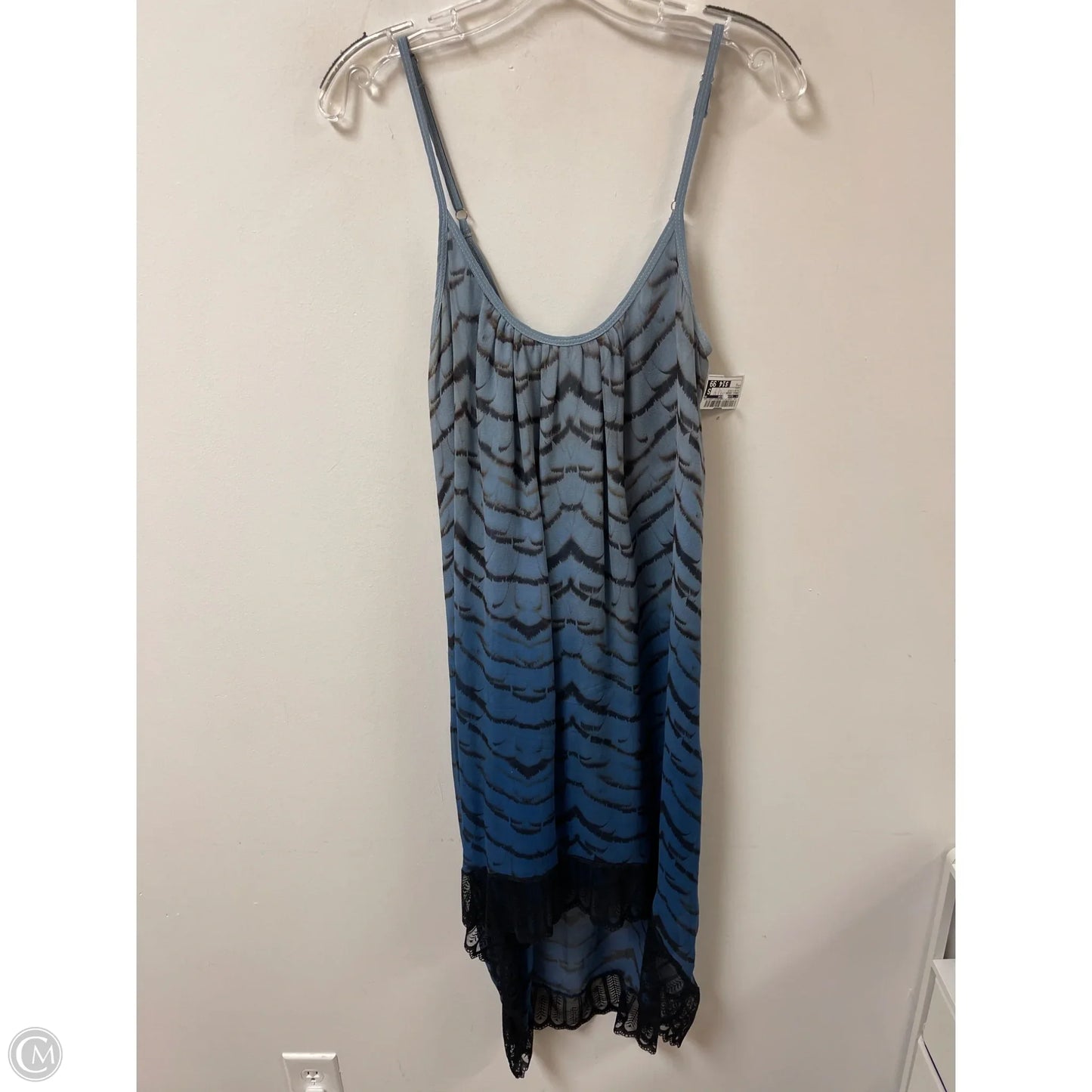 Dress Casual Maxi By Clothes Mentor In Black & Blue, Size: S