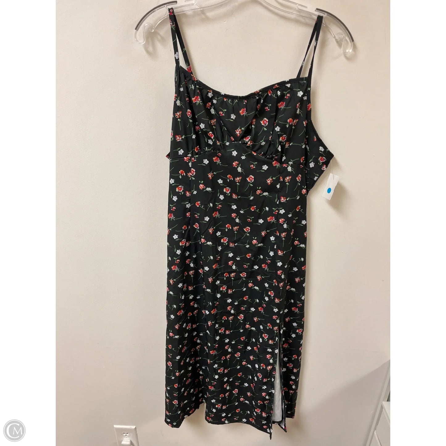 Dress Casual Midi By Clothes Mentor In Floral Print, Size: 1x